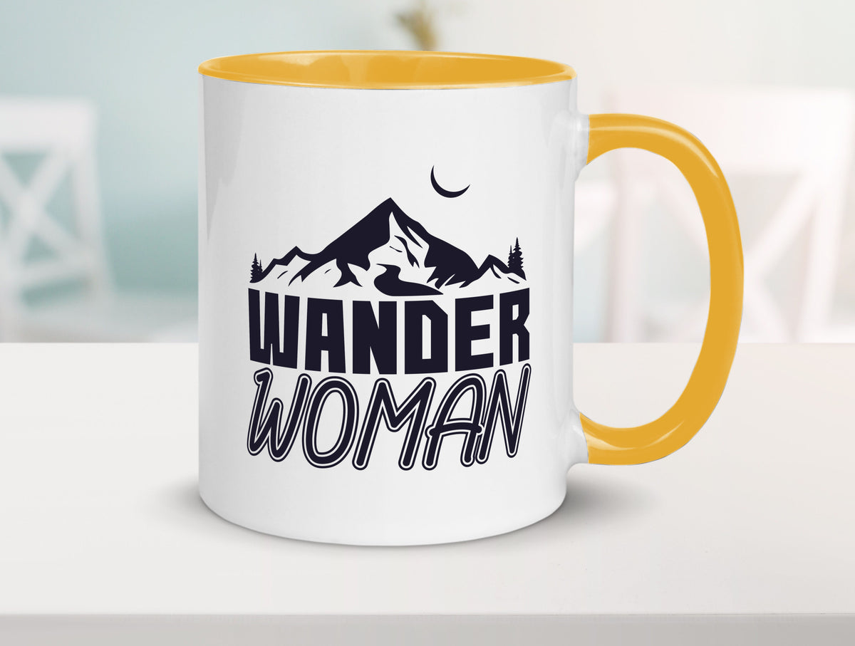 Wander Woman | Frauen Tasse Wanderer Bergsteigen lustig Familie Geschenkidee