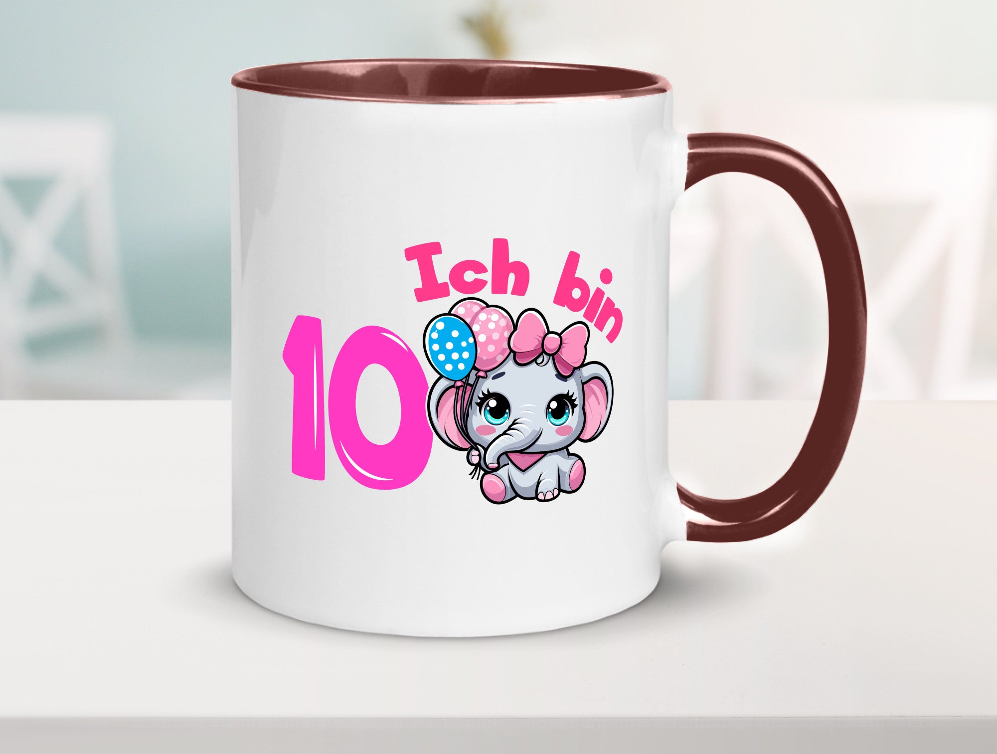 10. Geburtstag | 10 Jahre Elefant Mädchen Geschenk Geschenkidee lustiger Spruch