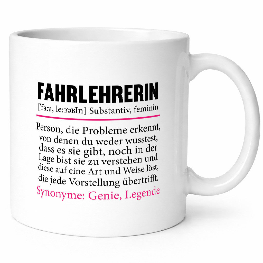 Fahrlehrerin | lustig Fahrschule Humor Geschenkidee Geschenk Tasse