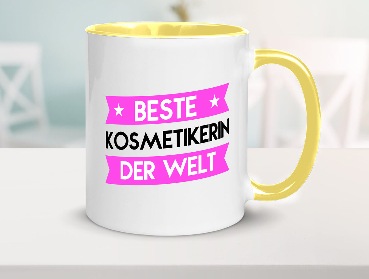 Beste Kosmetikerin | Kosmetik Stylistin Visagistin Geschenkidee Humor Tasse