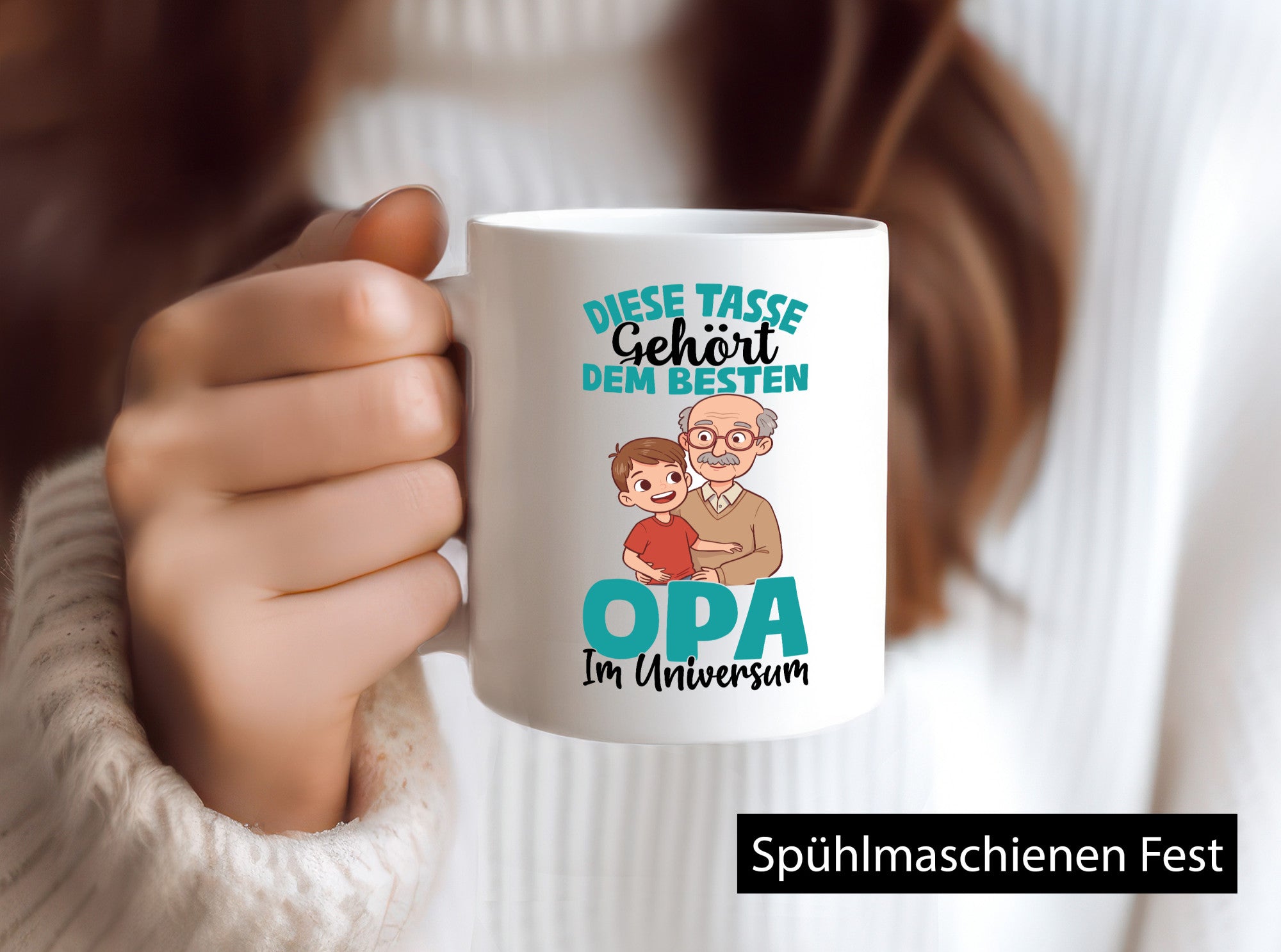 Im Universum: Opa | Großvater Enkel Familie Geschenk Geschenkidee lustiger