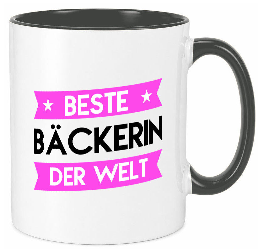 Beste Bäckerin | Bäckerei Frauen Backen lustig Humor Geschenkidee Geschenk Tasse