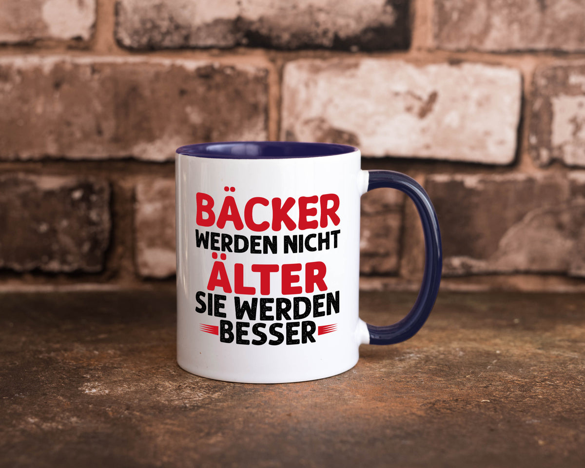 Bäcker werden nicht älter Sie besser lustig Humor Geschenkidee Geschenk Tasse