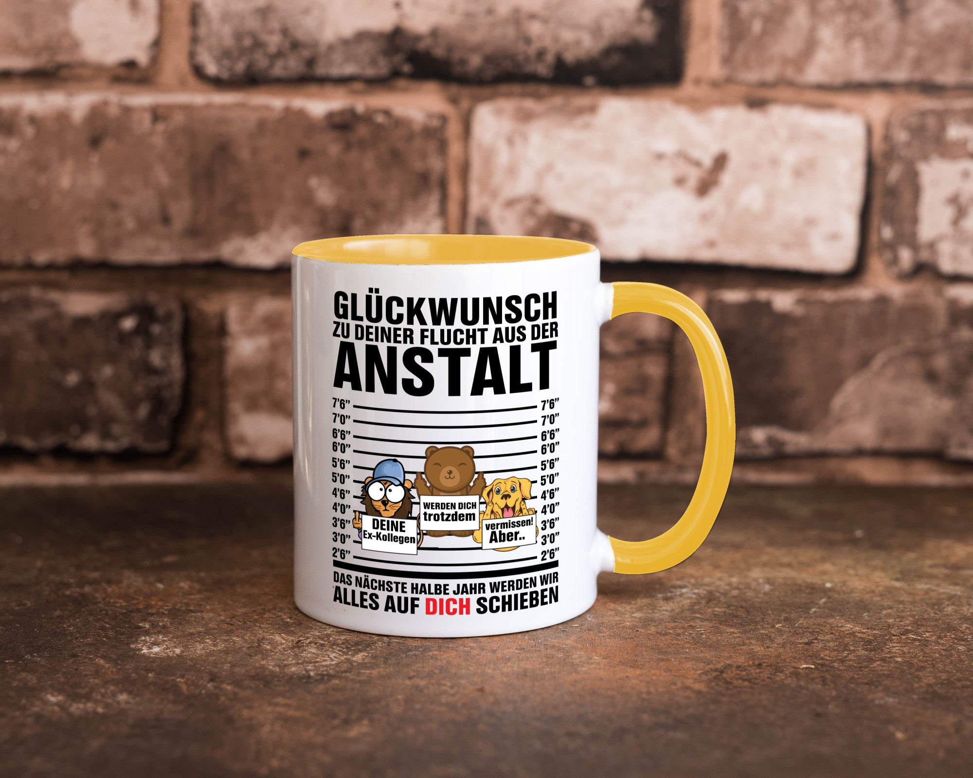 Glückwunsch zur Flucht | Arbeitskollegen Berufswechel Humor Arbeit Kollegen