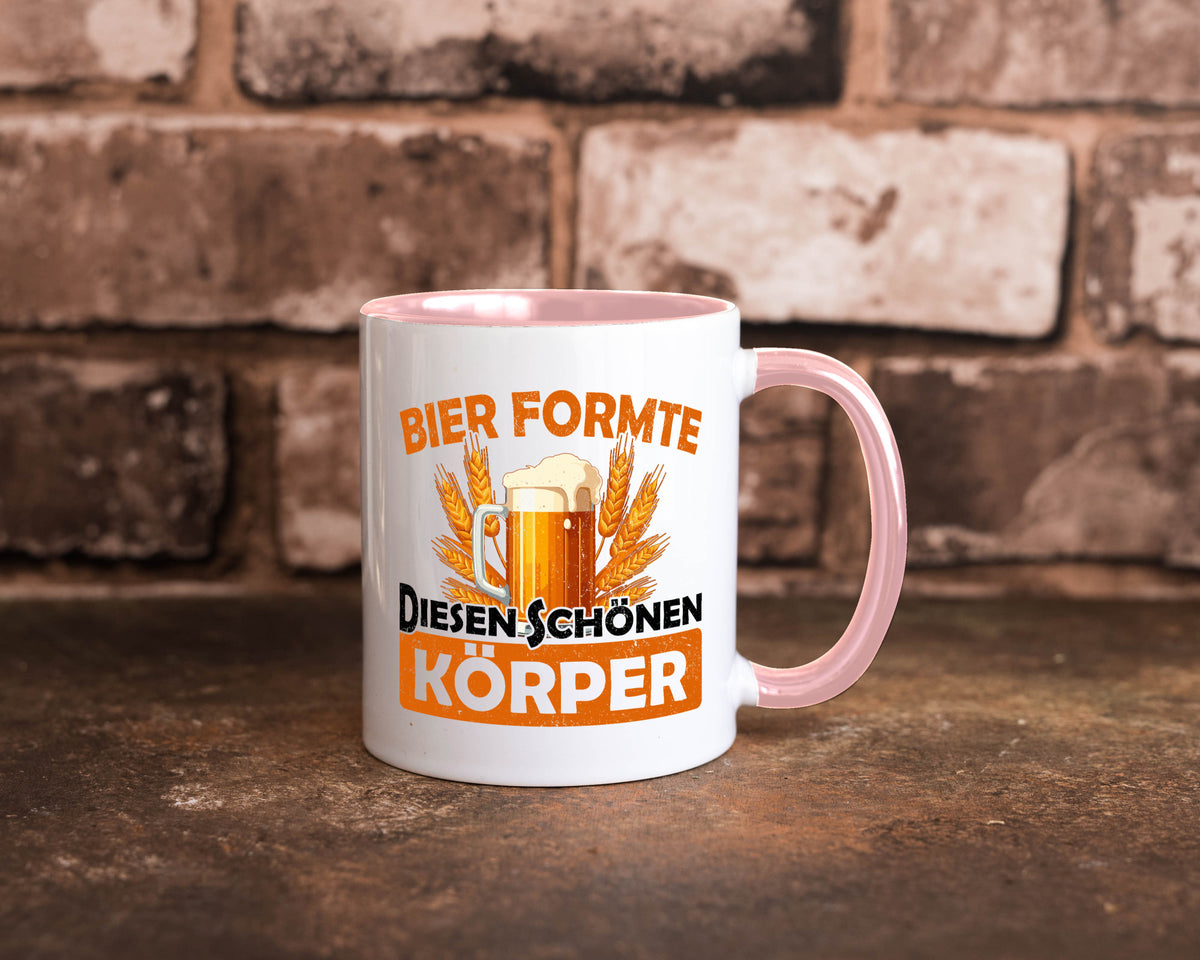 Bier förmte diesen Körper | bierliebhaber v2 Humor Geschenkidee Tasse