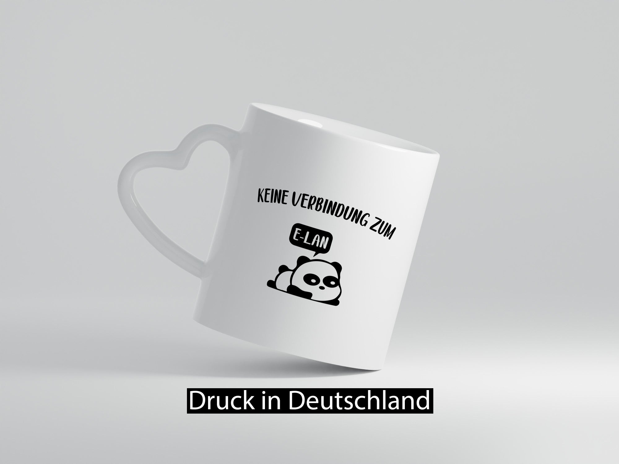 Keine Verbindung zum E-Lan | Pandabär Geschenk Humor Geschenkidee lustiger