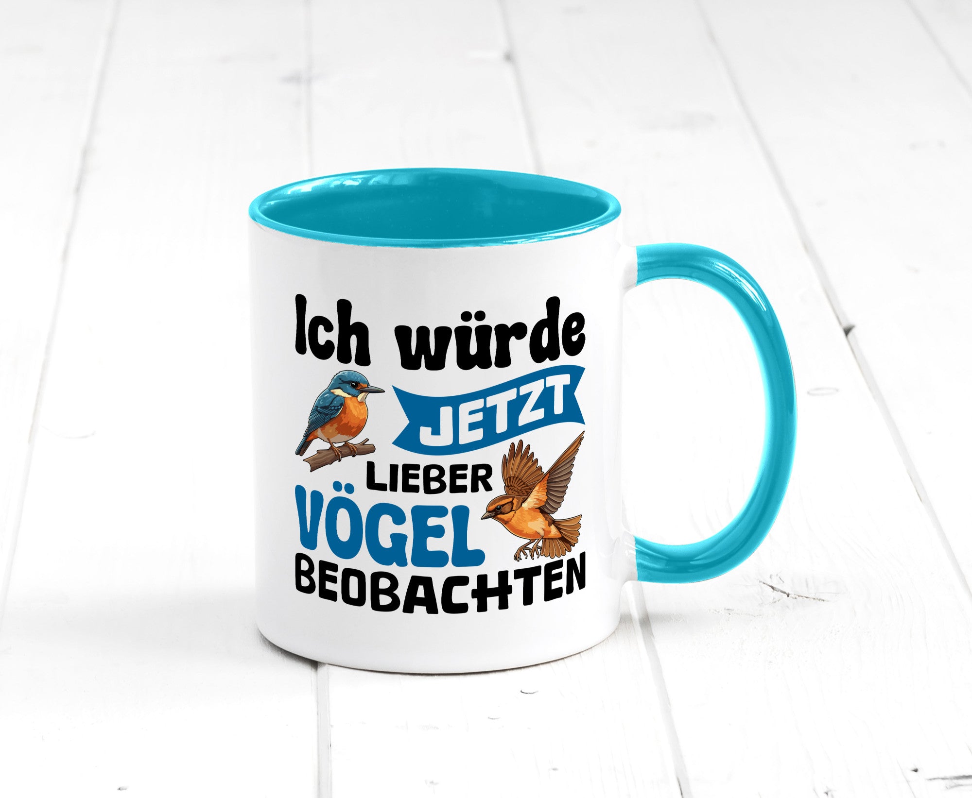 Vögel beobachten | Vogel lustig Humor Geschenkidee Geschenk Tasse