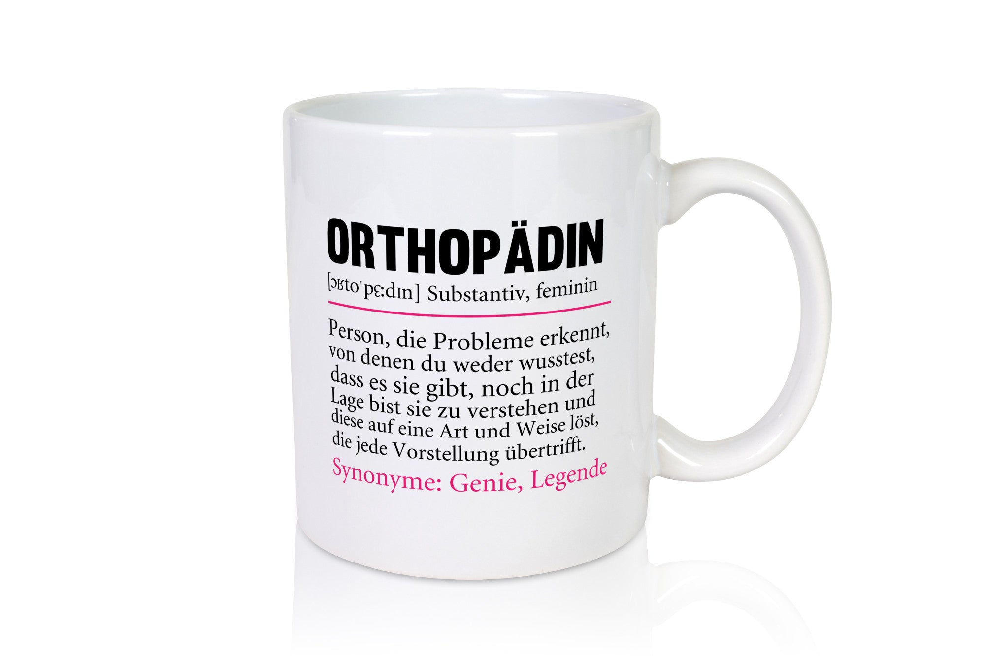 Orthopädin | Spruch Beruf Humor Orthopädie v2 Arbeit Kollegen Büro Geschenkidee