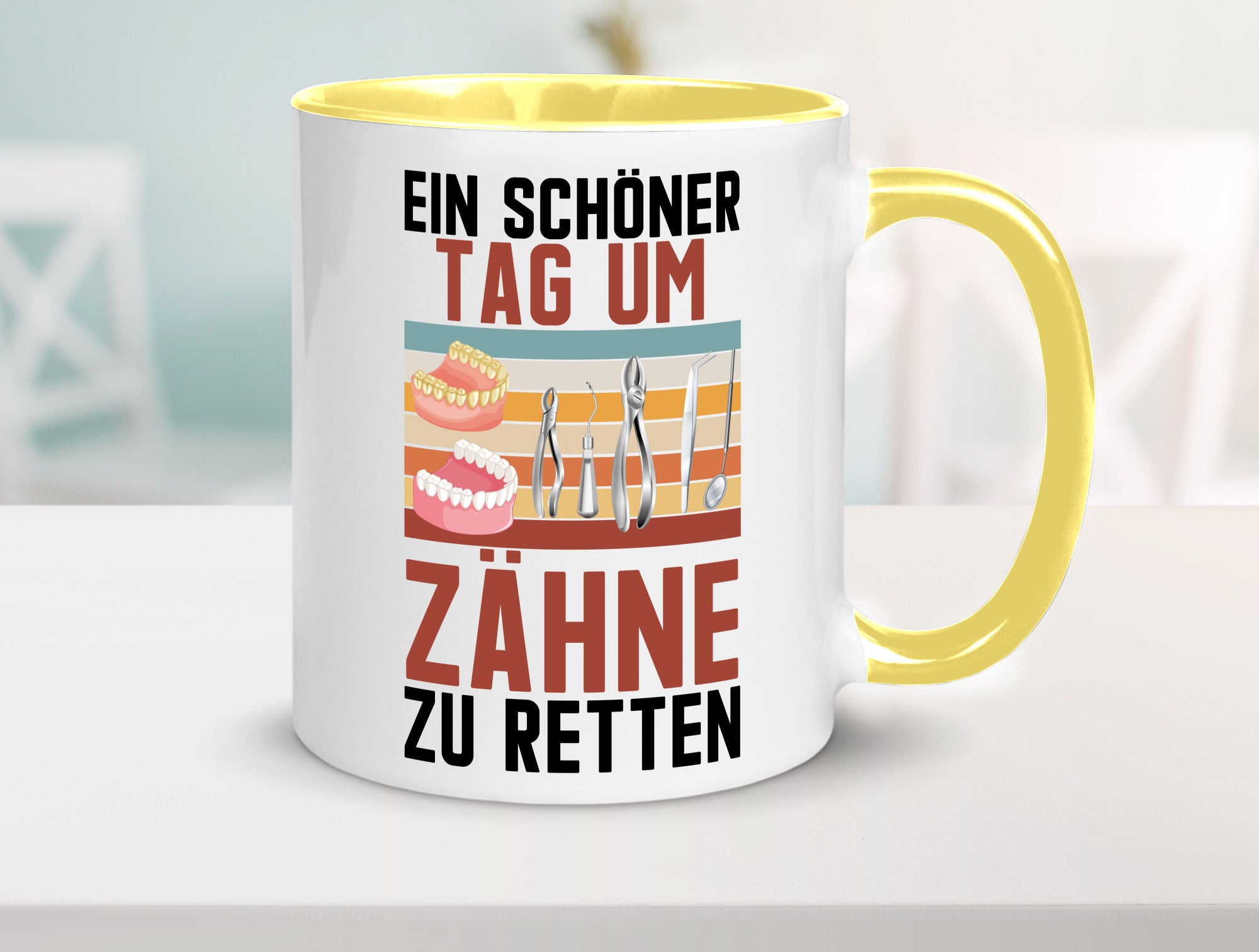 Ein schöner Tag um zähne zu retten | Zahnarzt Geschenk Humor Geschenkidee