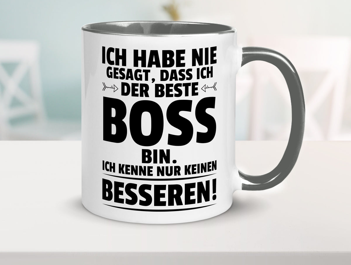 Der Beste Boss | Führungskraft Vorgesetzter lustiger Spruch Geschenk Humor Tasse