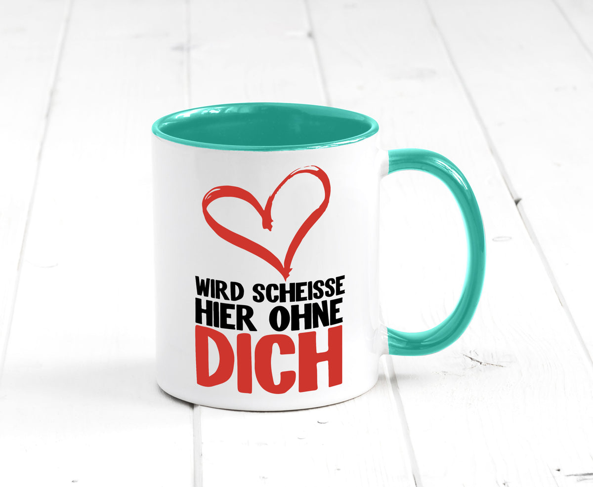 Wird Scheisse Geschenk Humor Geschenkidee lustiger Spruch Tasse