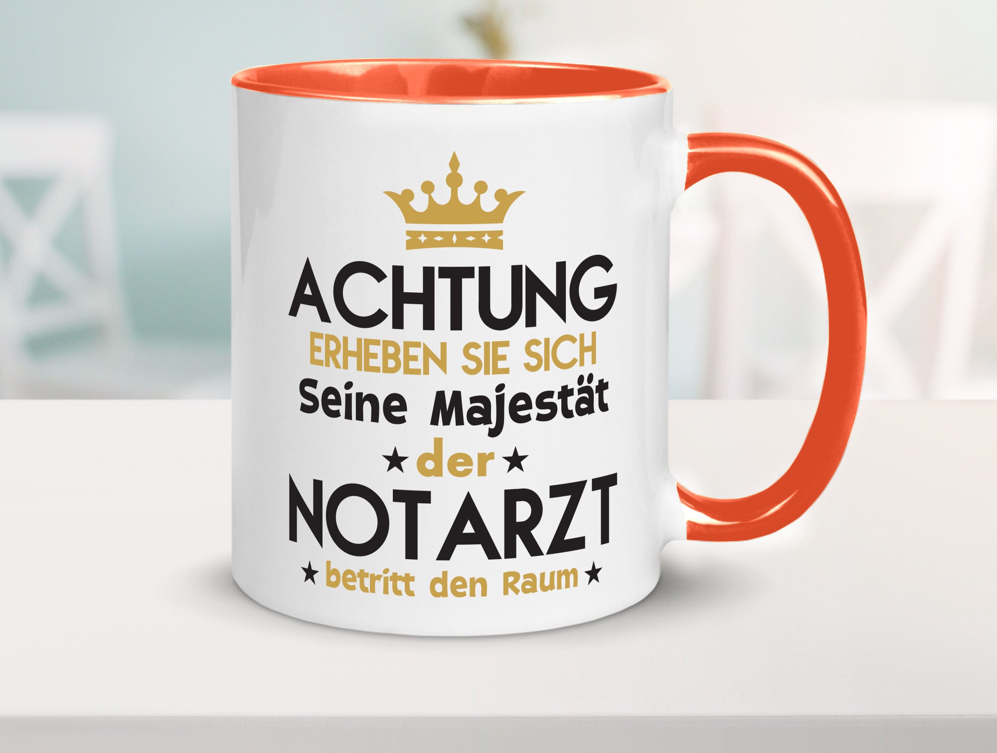 Seine Majestät Notarzt | Arzt Geschenkidee Humor Tasse