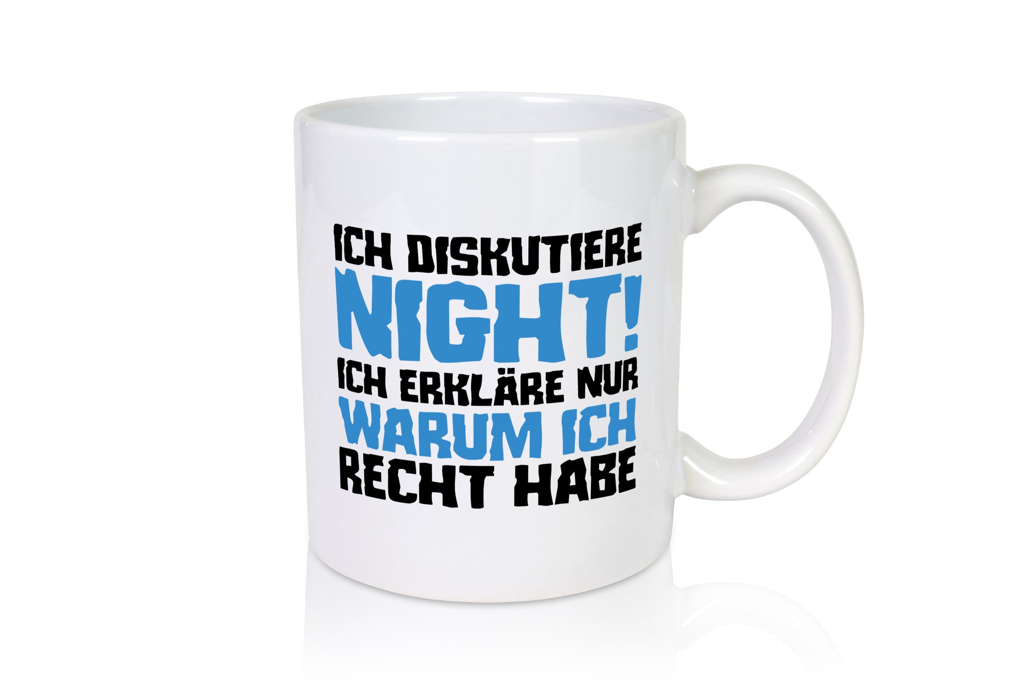 Ich diskutiere nicht! | Klugscheißer Kollege Geschenkidee Arbeit Kollegen Büro