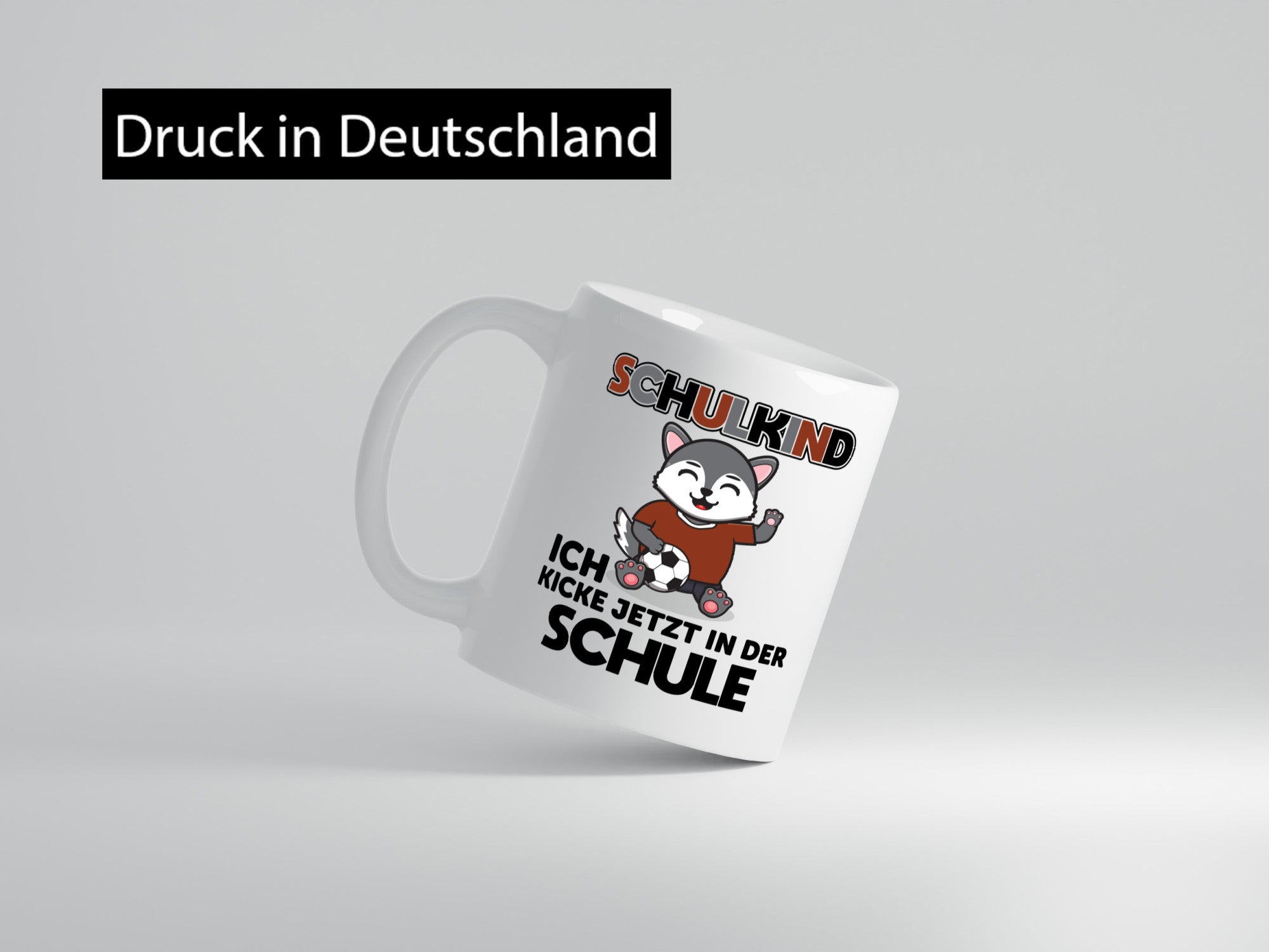 Ich kicke jetzt in der Schule | Fußball Kind lustiger Spruch Geschenk Humor
