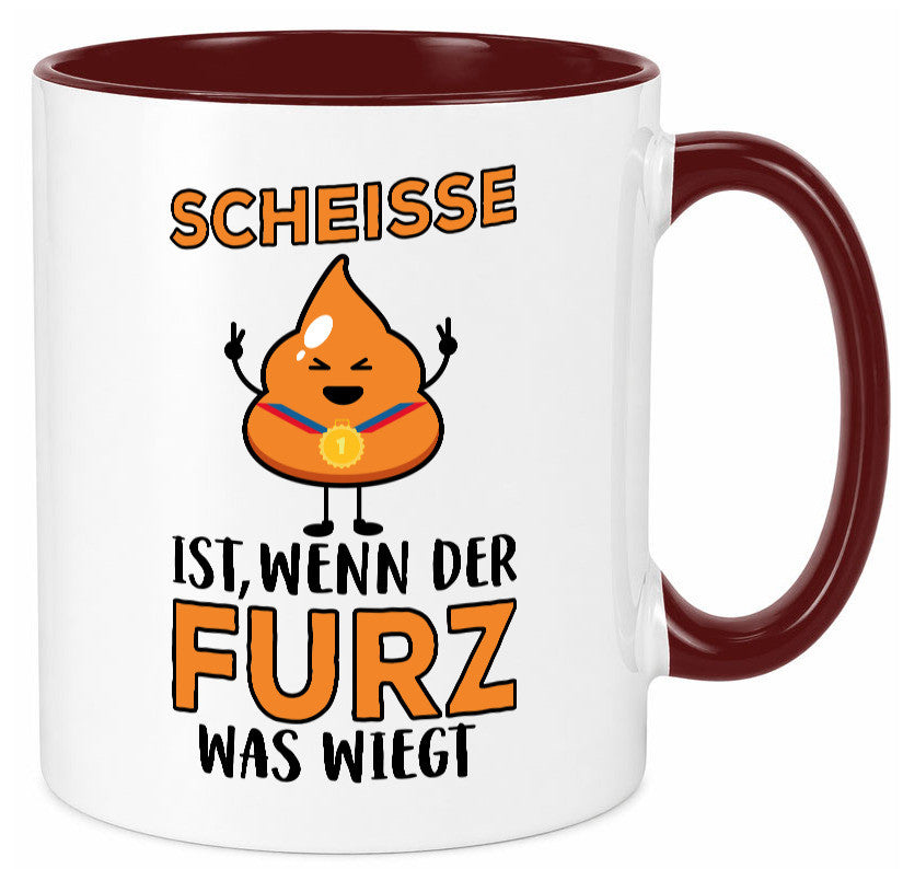 Scheisse ist lustiger Spruch Geschenk Humor Geschenkidee Tasse