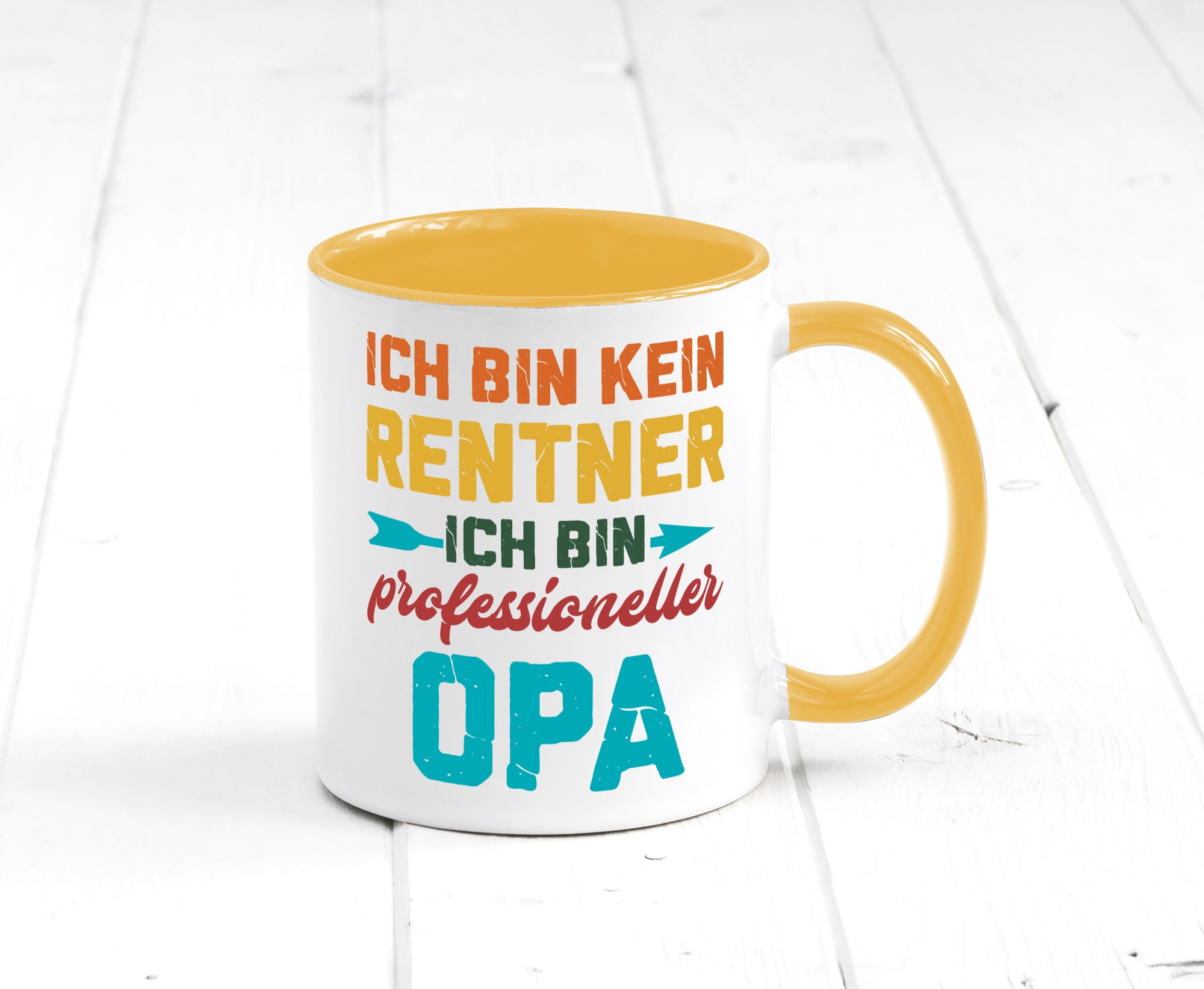 Ich bin Professioneller Opa | Rentner Großvater Geschenkidee Familie Humor Tasse