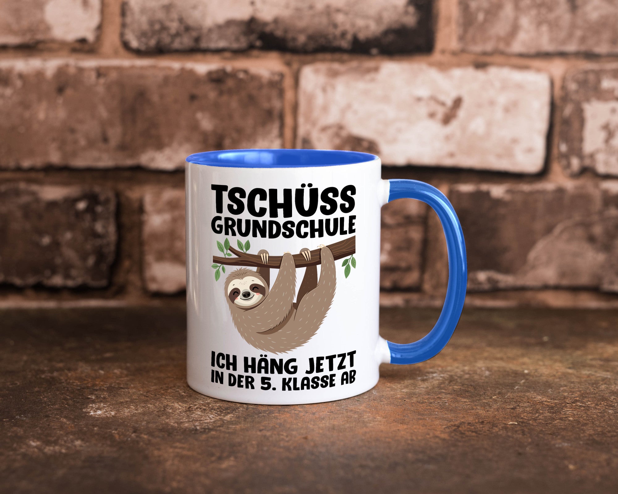 Tschüss Grundschule ich häng jetzt in der 5. Klasse ab Humor Geschenkidee Tasse