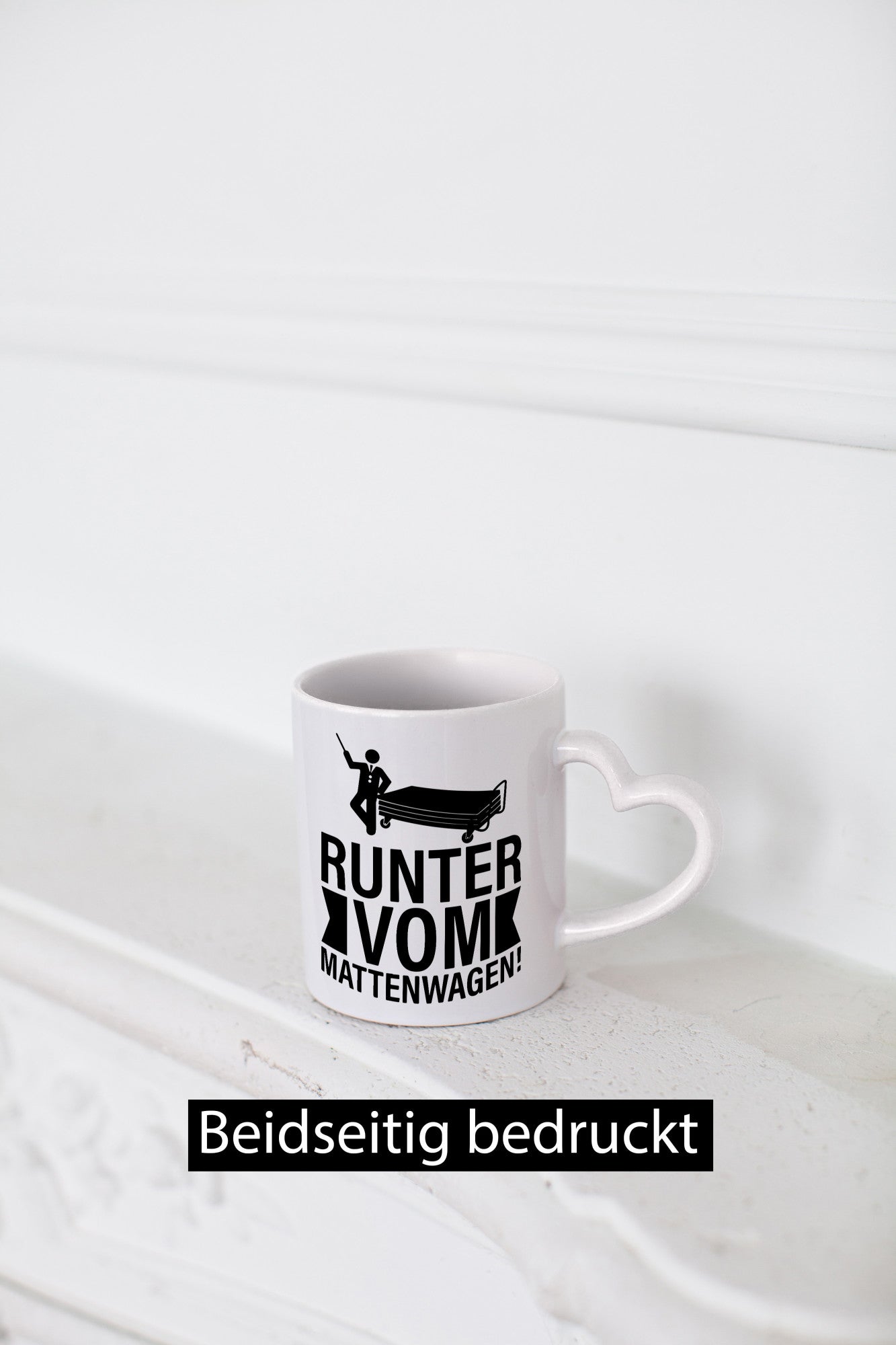 Runter vom Mattenwagen | Arbeit lustiger Spruch Geschenk Kollegen Büro Tasse