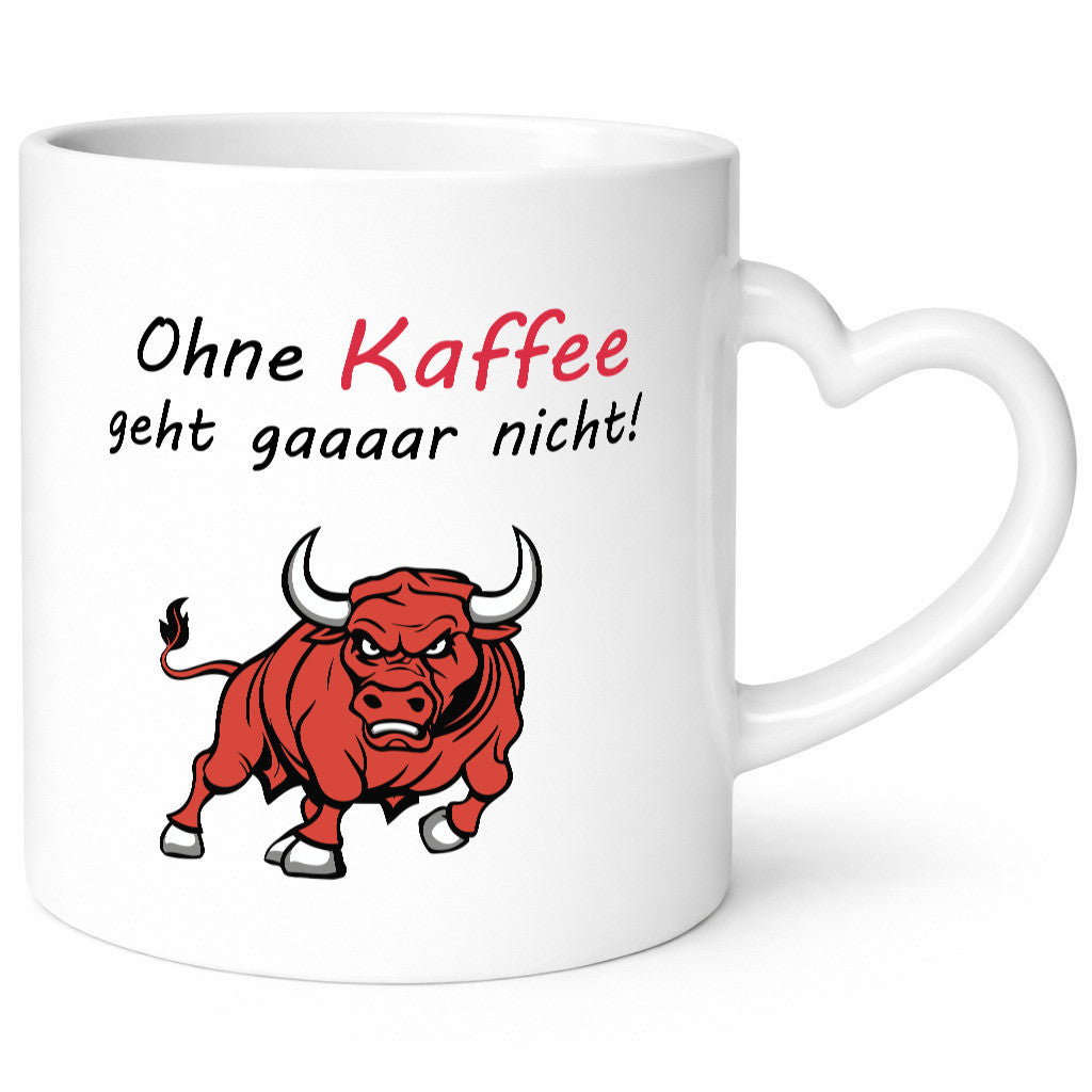 Ohne Kaffee geht gar nicht! | Schlechte Laune lustiger Spruch Geschenk Humor