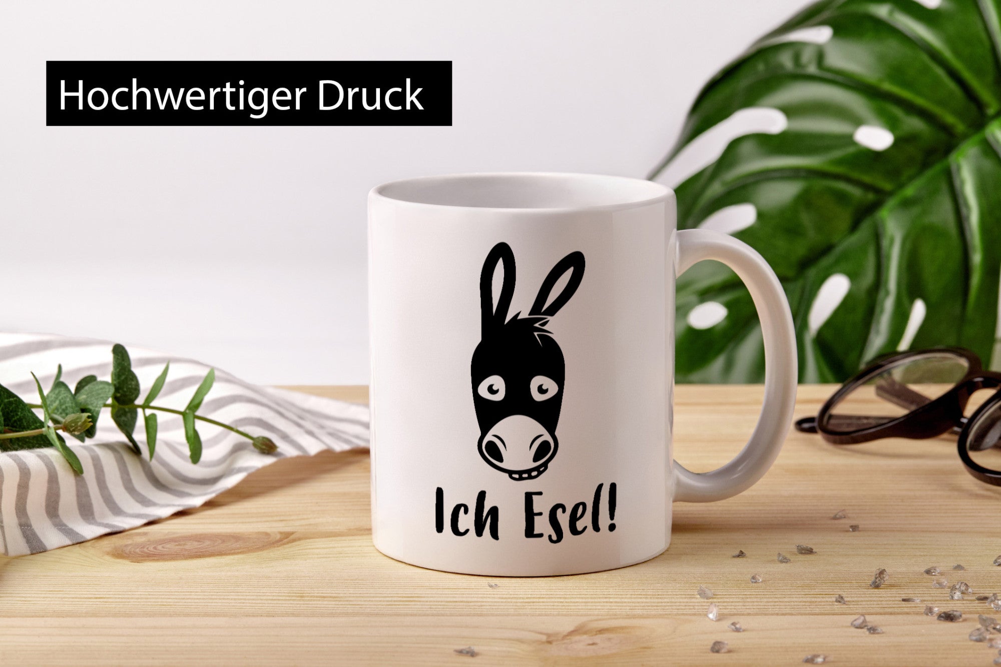 Ich Esel | Liebhaber lustig Humor Geschenkidee Geschenk Tasse
