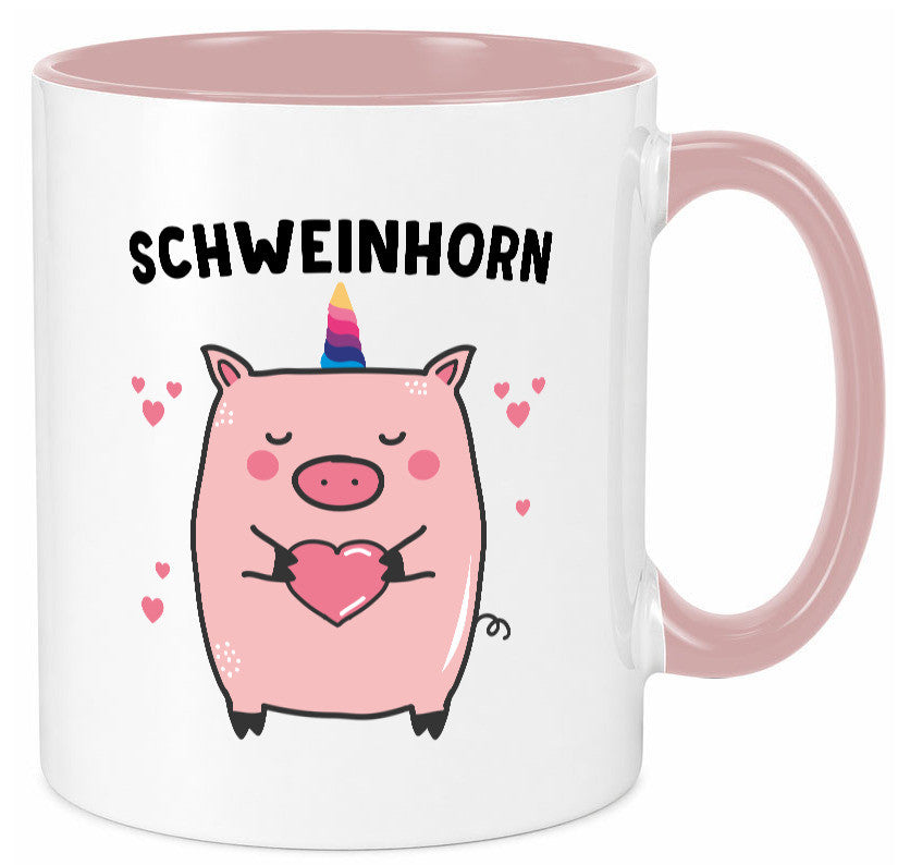 Schweinhorn lustig Humor Geschenkidee Geschenk Tasse