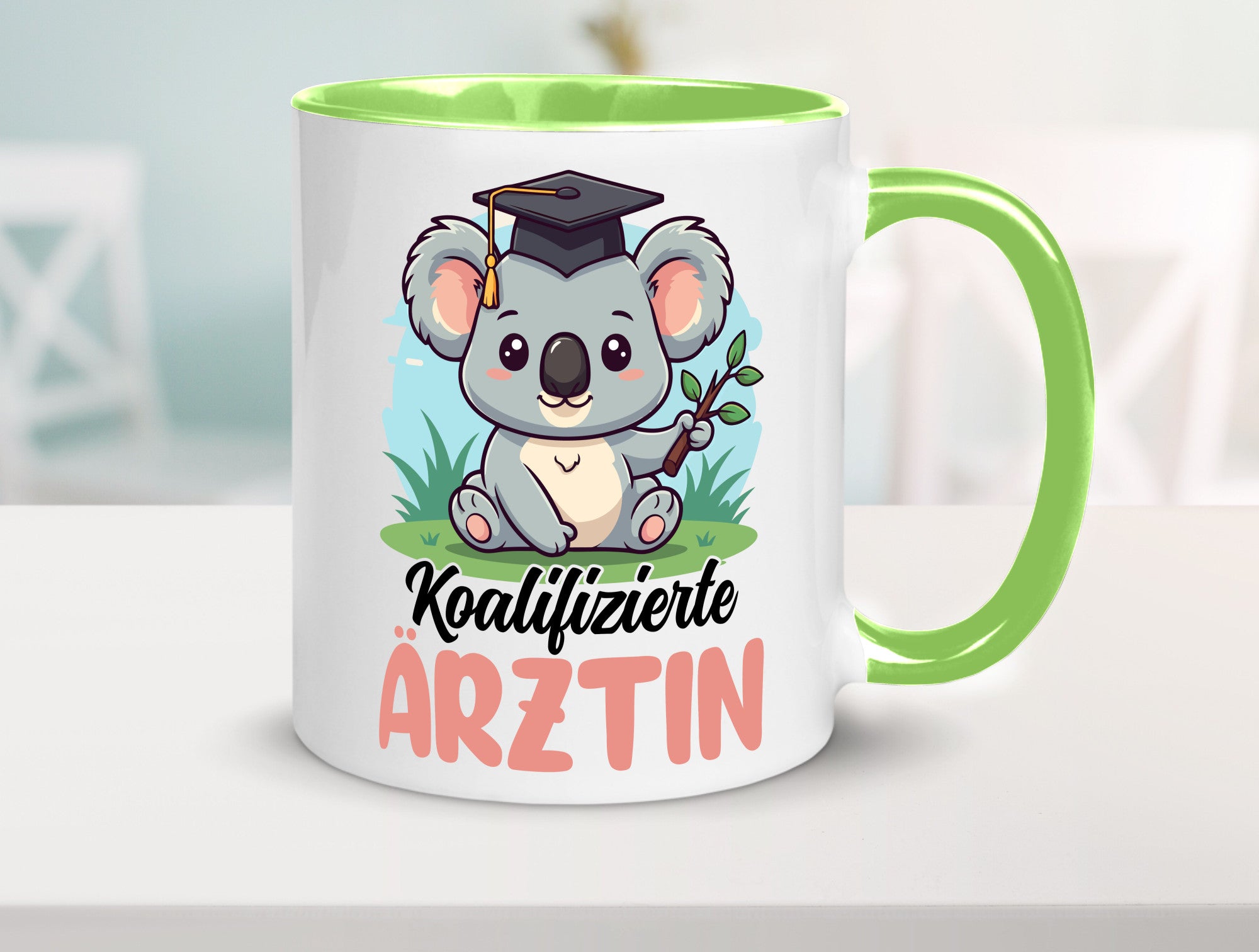 Koalifizierte Ärztin | Medizin Doktorin Fachärztin Geschenkidee Humor Tasse