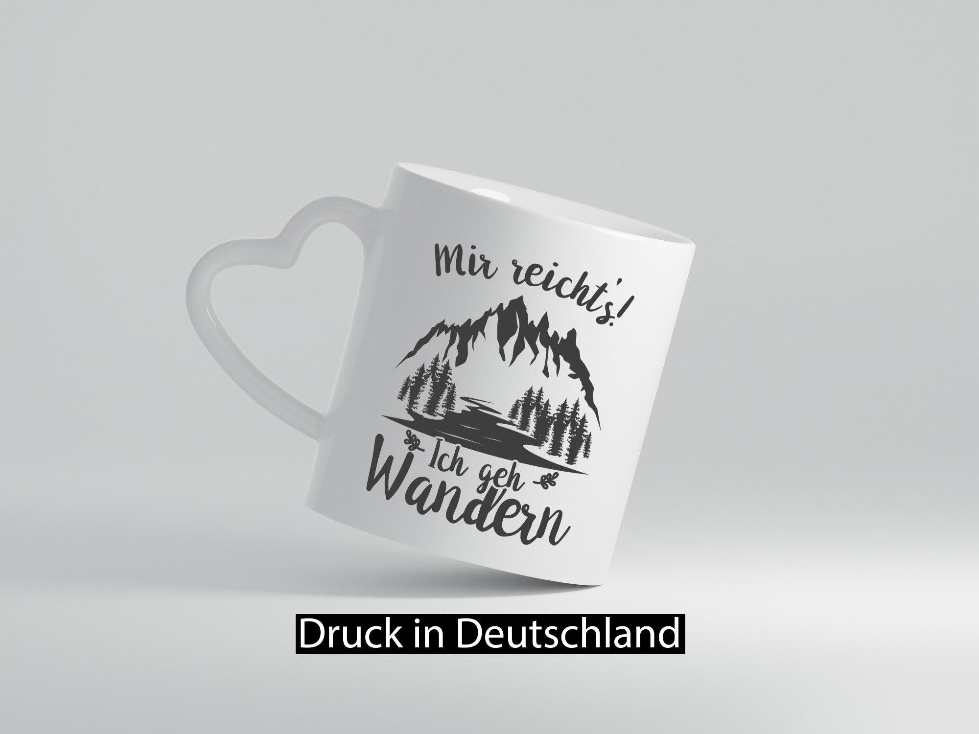 Ich geh wandern | Berge See Geschenkidee Humor Tasse