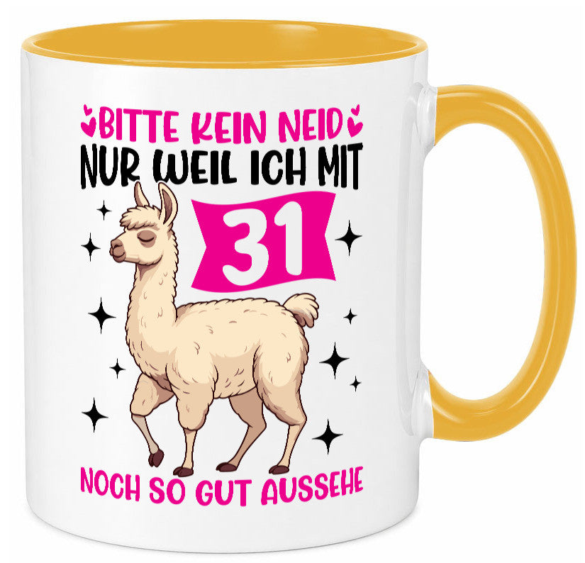 31. Geburtstag | 31 Jahre Lama gut aussehen lustiger Spruch Geschenk