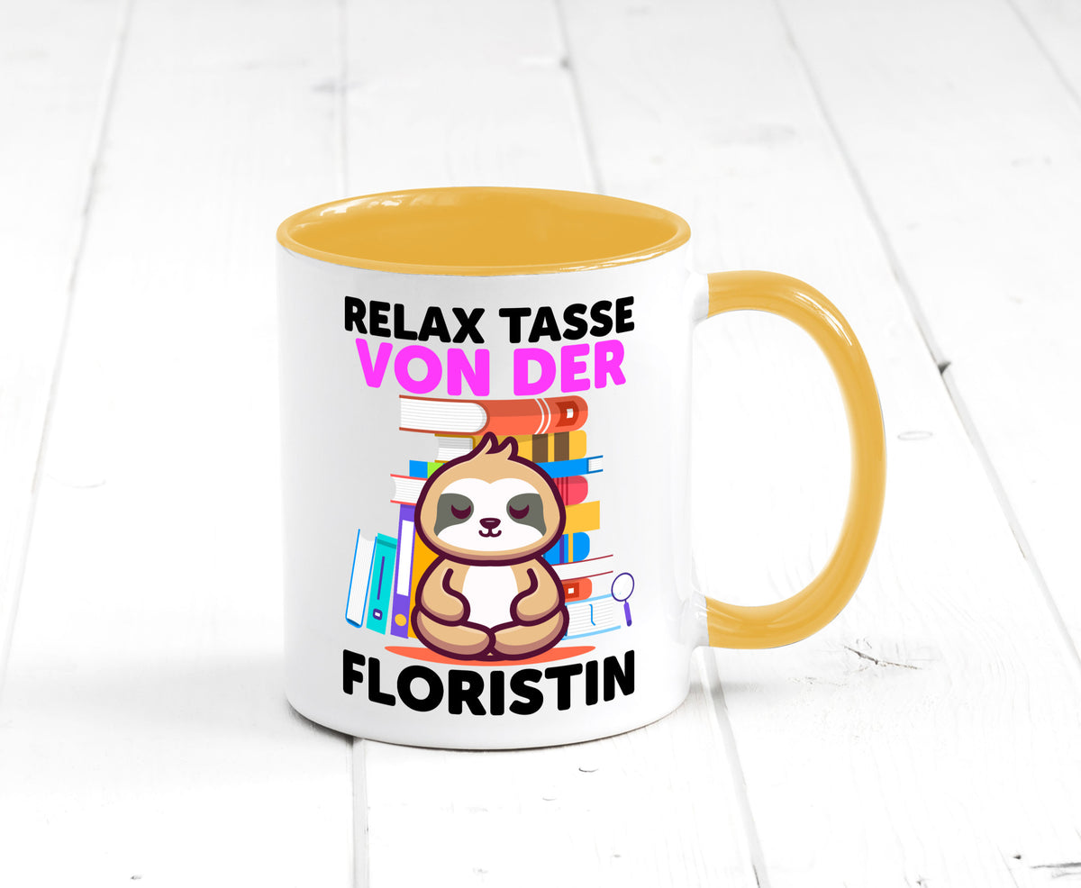 Relax Tasse: Floristin | Blumen Verkäuferin Humor Geschenkidee Tasse