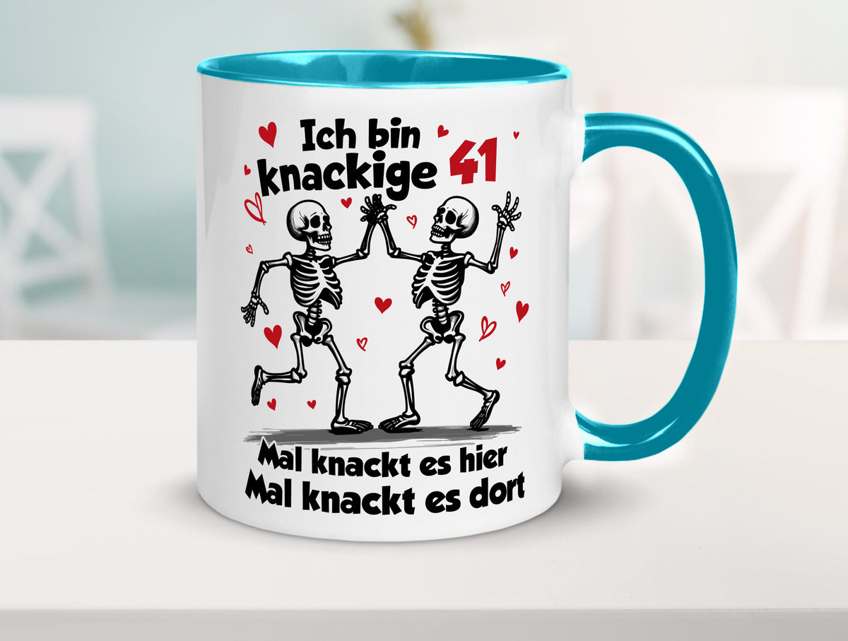 41. Geburtstag | Knackige 41 Ich bin alt v2 Humor Geschenkidee Tasse