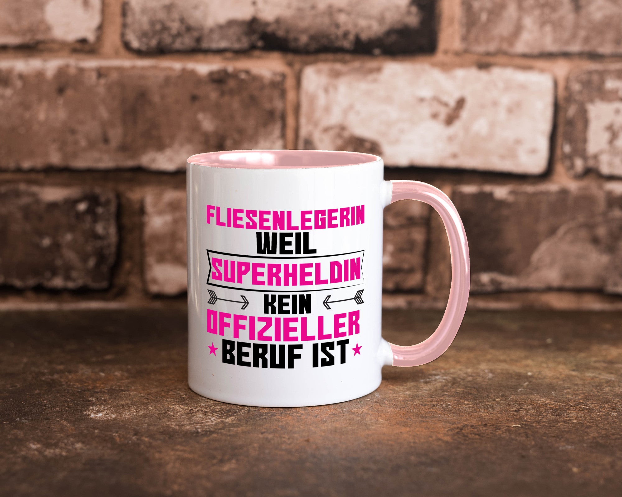 Superheldin Fliesenlegerin | Fliesenlegen Bau Geschenk Humor Geschenkidee