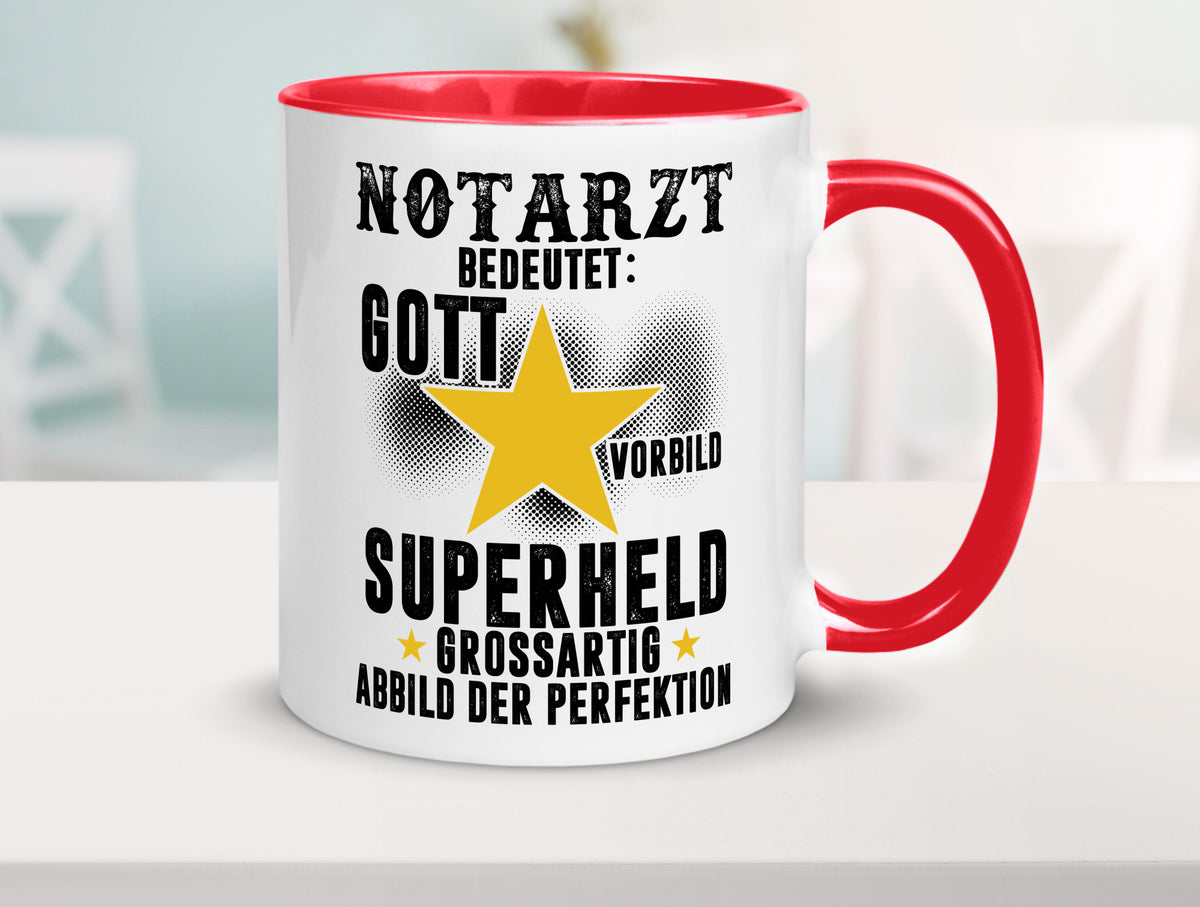 Bedeutung von Notarzt | Arzt Geschenkidee Humor Tasse