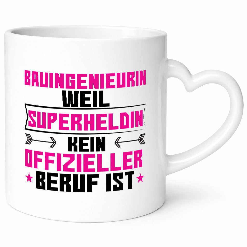 Superheldin Bauingenieurin | Ingenieurin Humor Geschenkidee Tasse