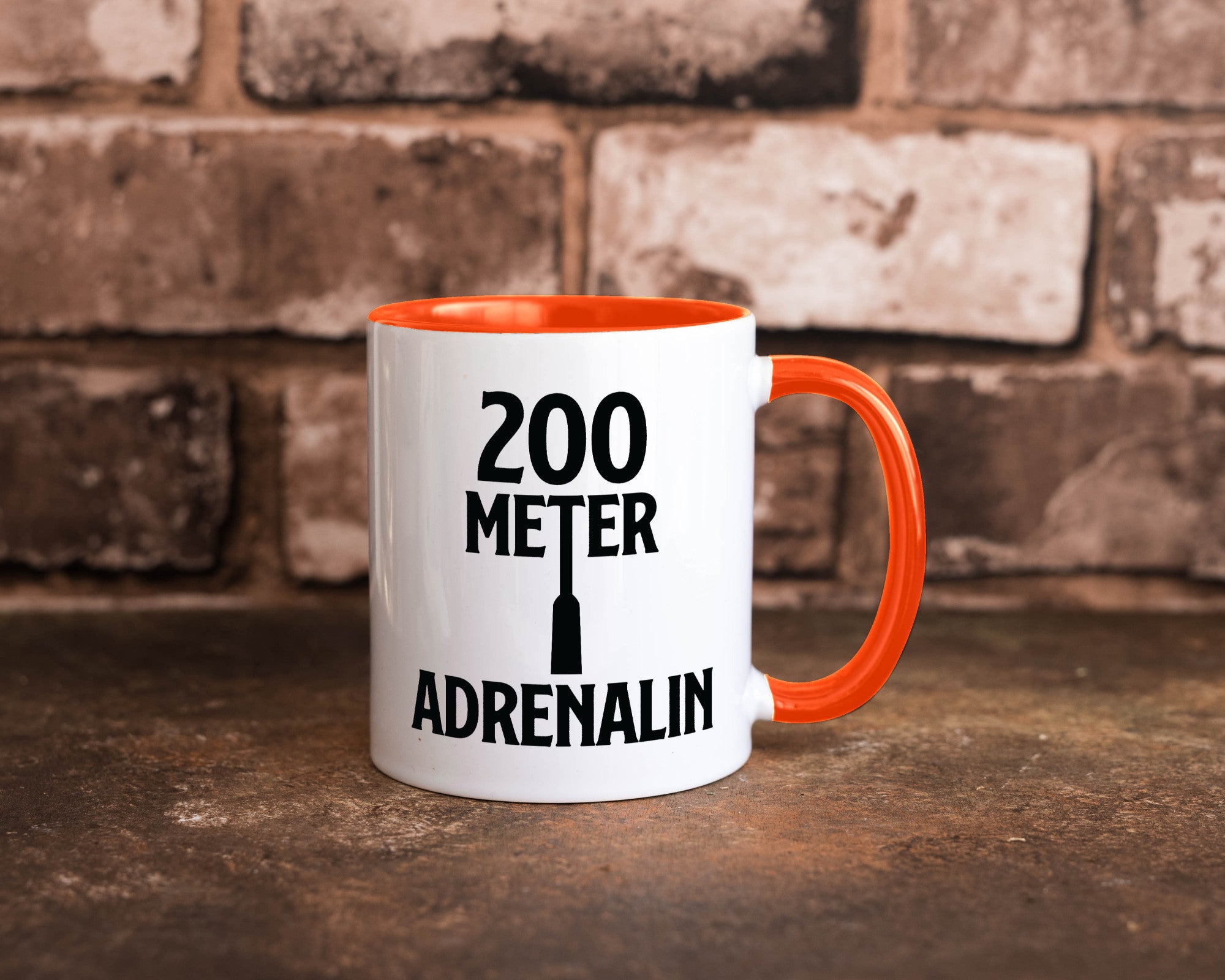 200 Meter Adrenalin v2 lustig Humor Geschenkidee Geschenk Tasse