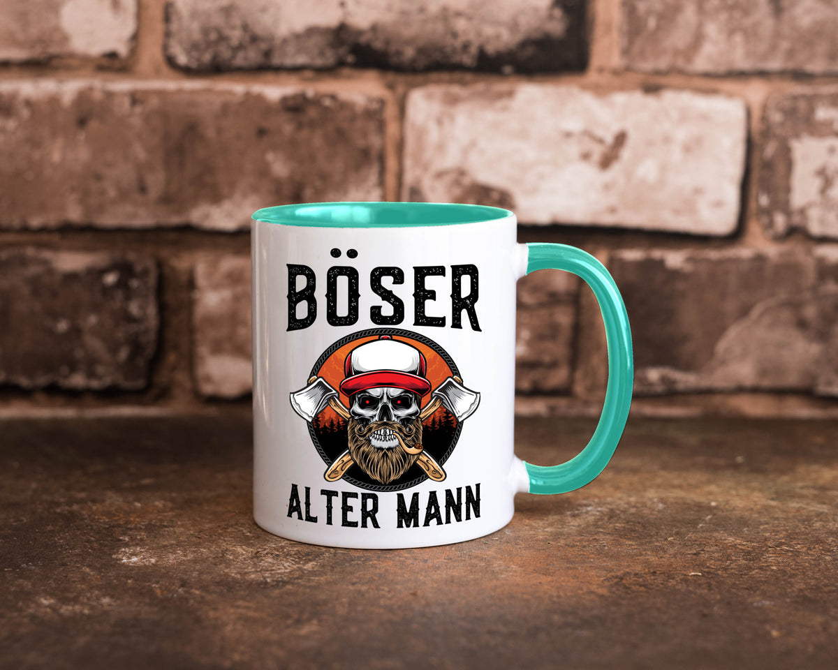 Böser alter Mann Humor Geschenkidee Tasse