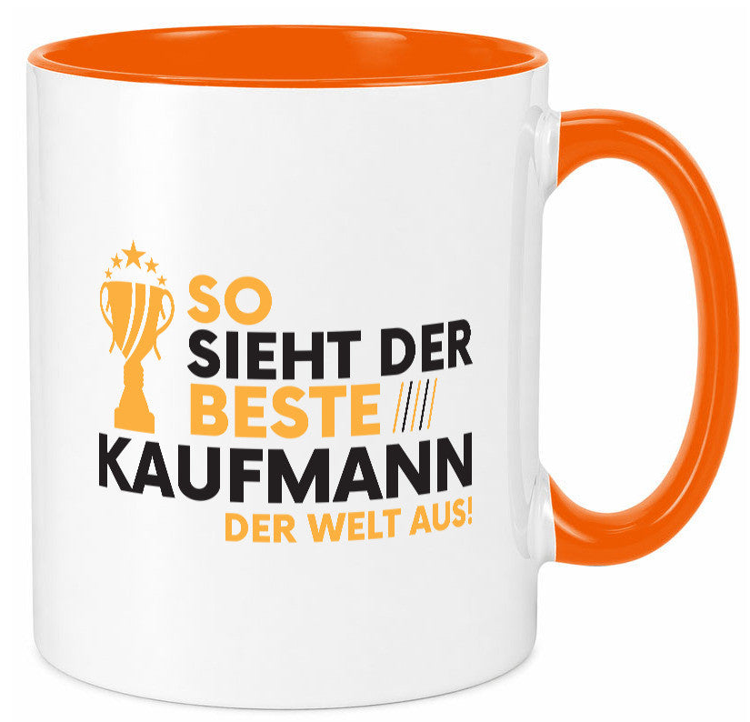 Der Weltbeste Kaufmann Kaufmänner lustig Humor Geschenkidee Geschenk Tasse