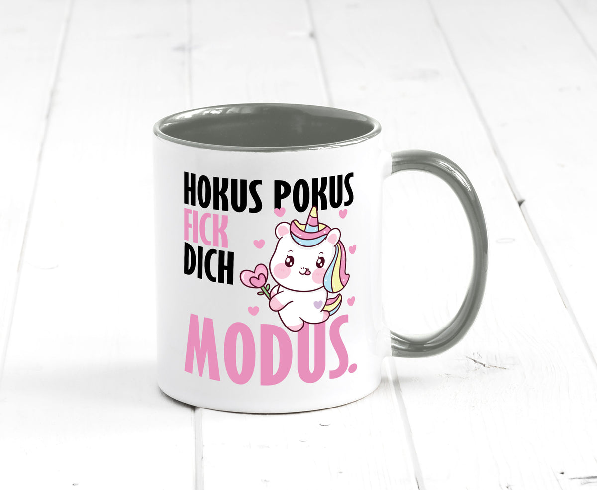 Hokus Pokus lustiger Spruch Geschenk Humor Geschenkidee Tasse