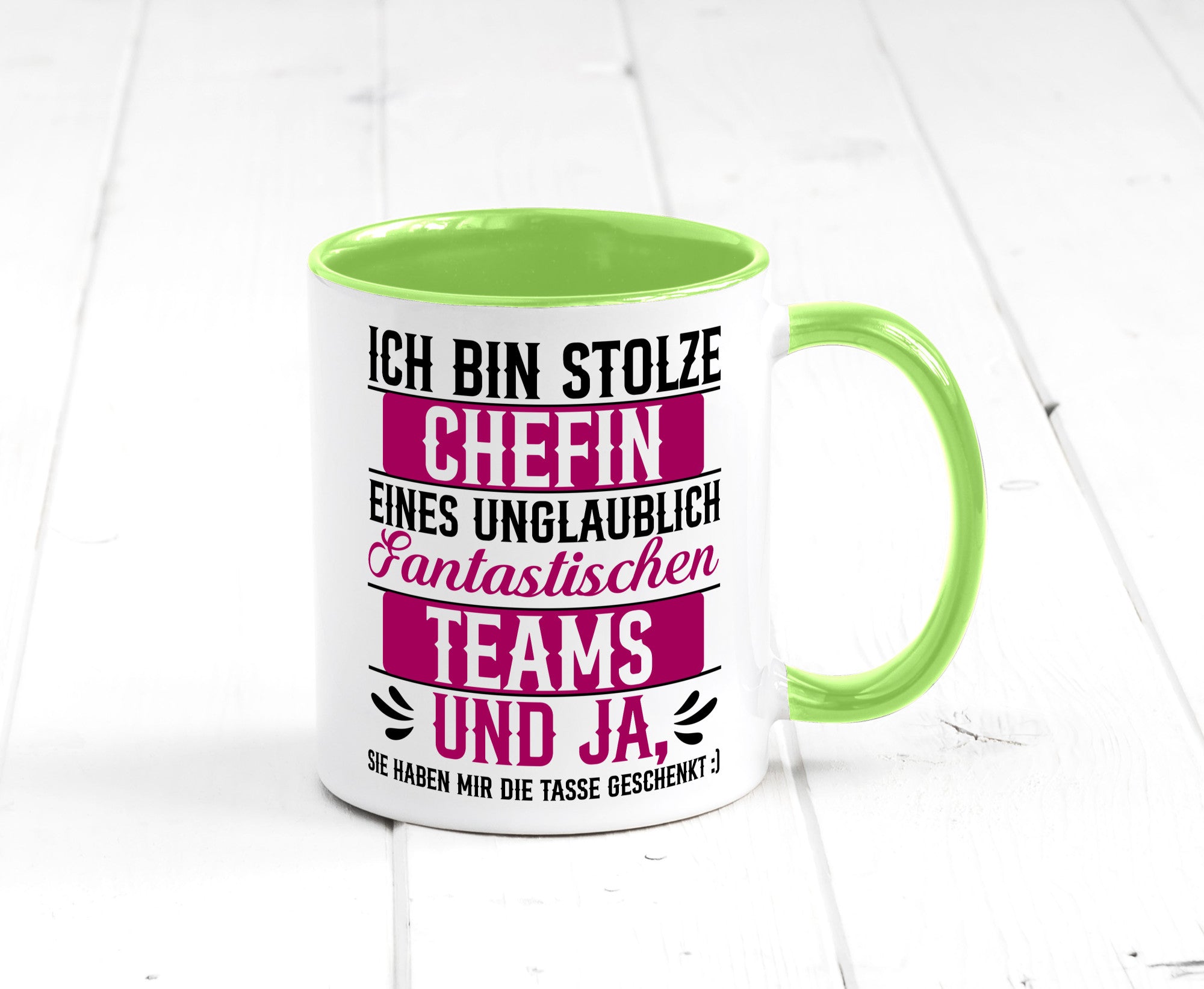 Stolze Chefin | Tolles Team Mitarbeiter lustig Arbeit Kollegen Büro Geschenk