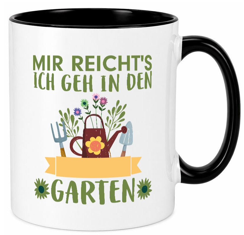 Ich geh in den Garten | Gärtner Tasse Gartenarbeit Humor Arbeit Kollegen Büro
