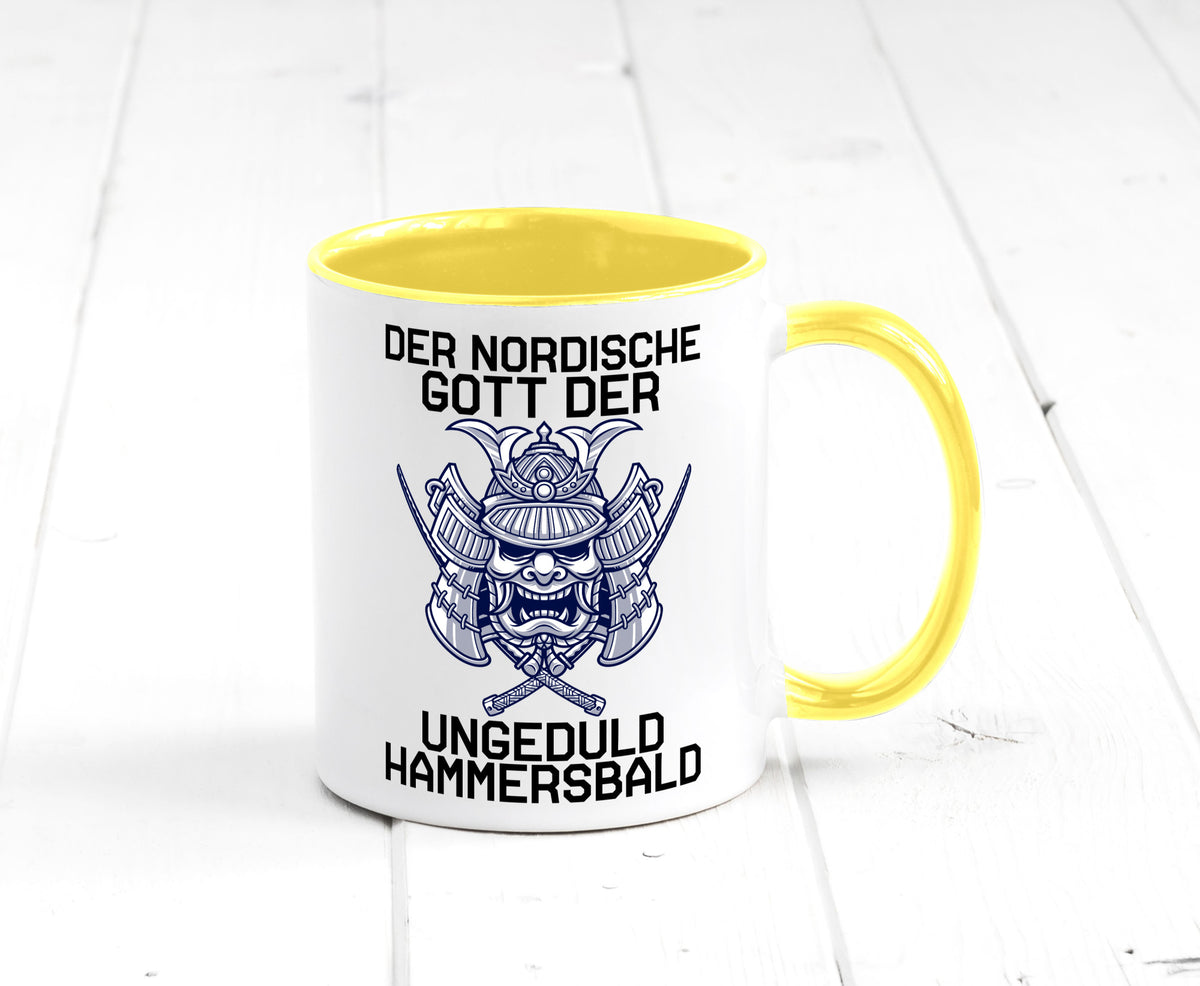 Nordischer Gott der Ungeduld | Mythologie Wikinger lustig Humor Geschenkidee Tasse