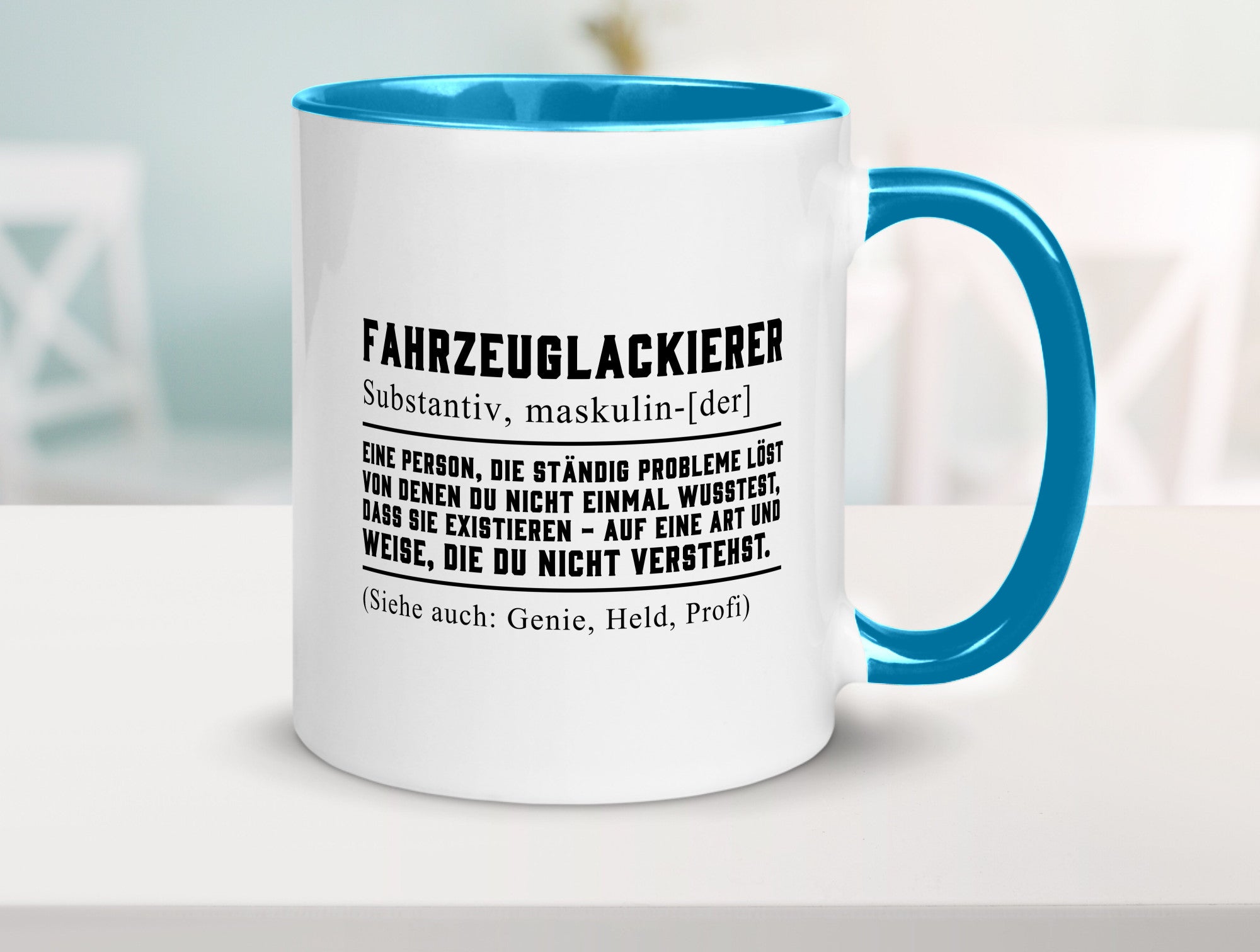 Fahrzeuglackierer | Definition Lackierer Autolackierer Humor Geschenkidee Tasse