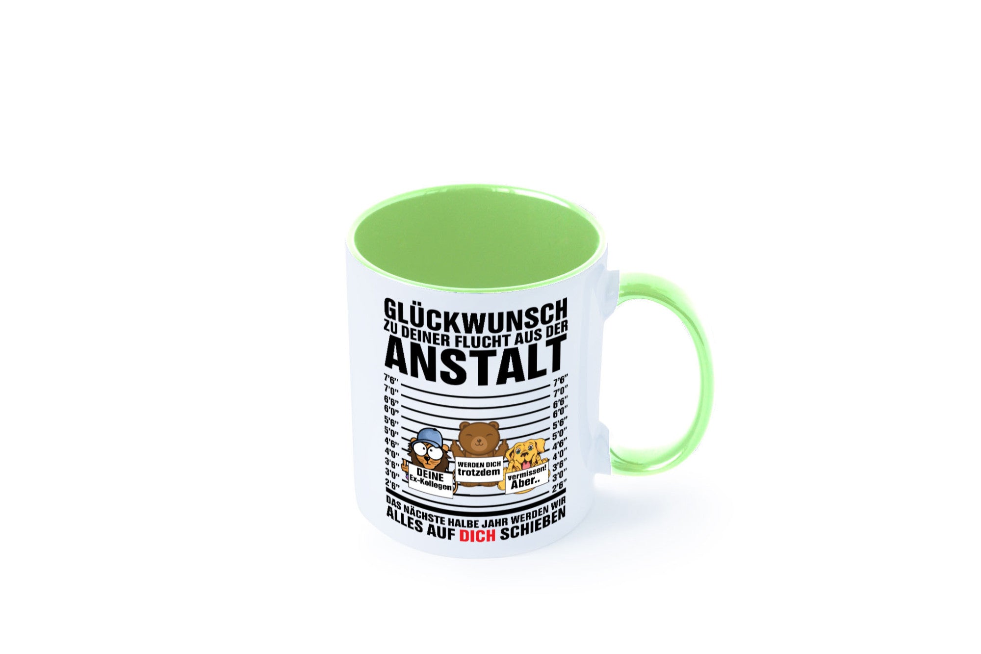 Glückwunsch zur Flucht | Arbeitskollegen Berufswechel Humor Arbeit Kollegen