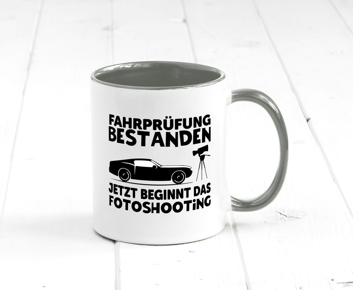Fahrprüfung bestanden | Autofahren Führerschein Geschenk Humor Geschenkidee Tasse