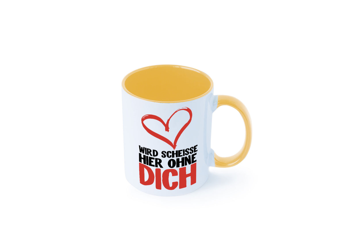 Wird Scheisse Geschenk Humor Geschenkidee lustiger Spruch Tasse