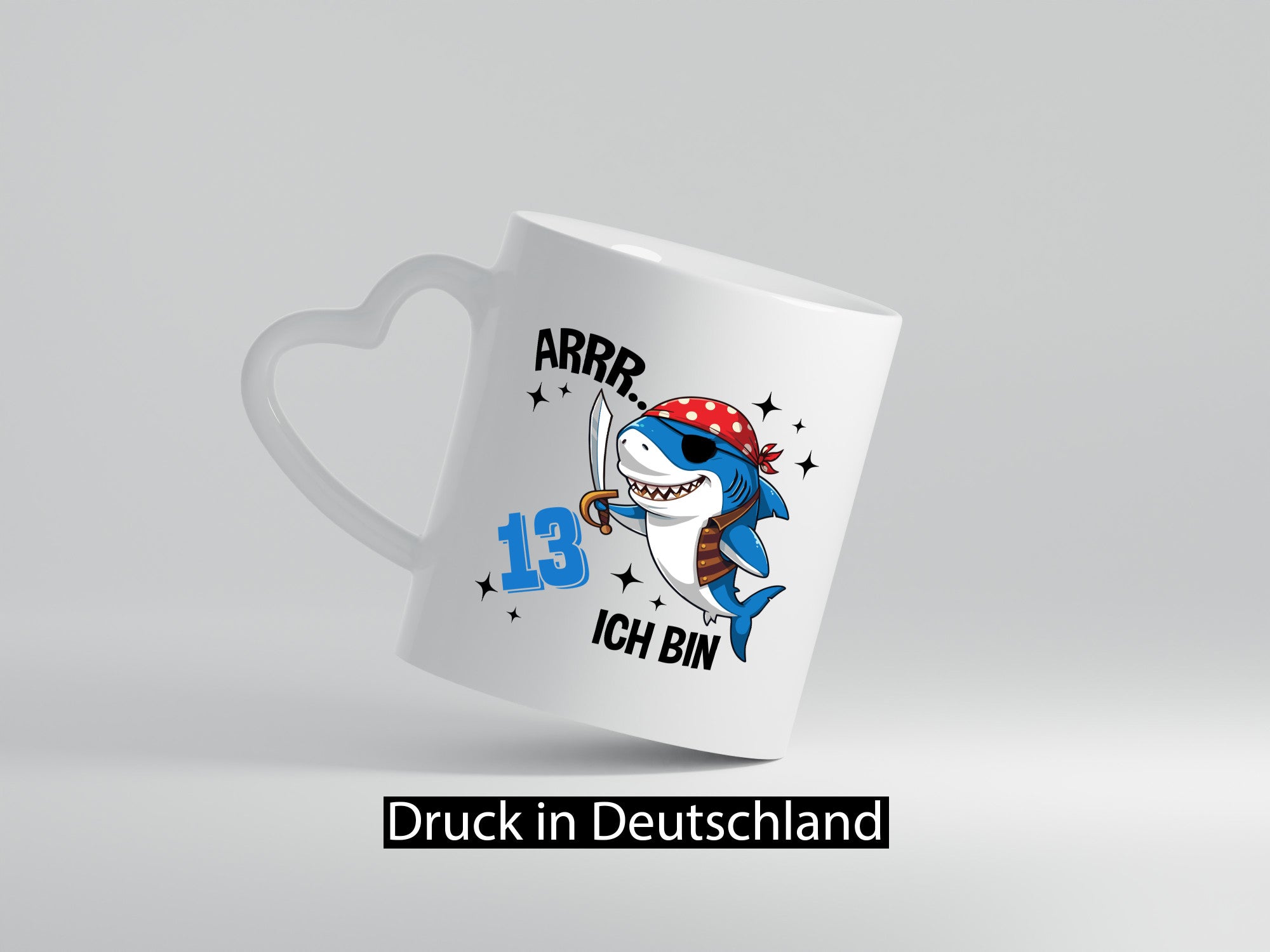 13. Geburtstag | 13 Jahre Arr Pirat Hai Piraten lustig Geschenkidee Geschenk
