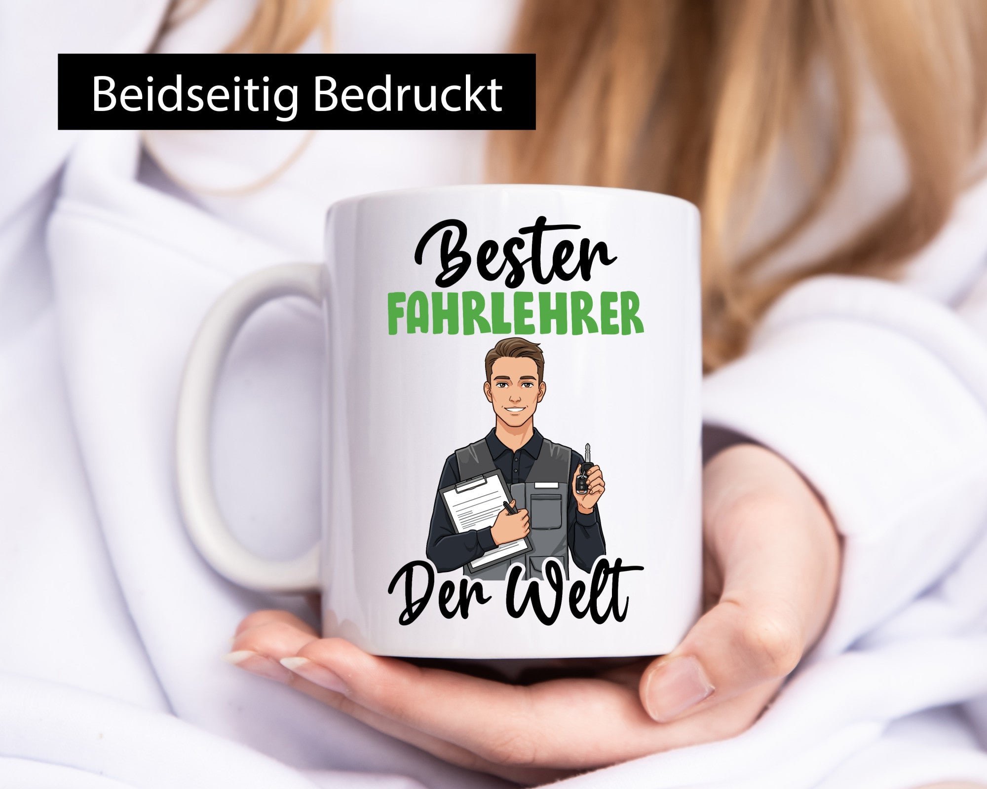 Bester Fahrlehrer | Fahrschule v2 Humor Geschenkidee Tasse