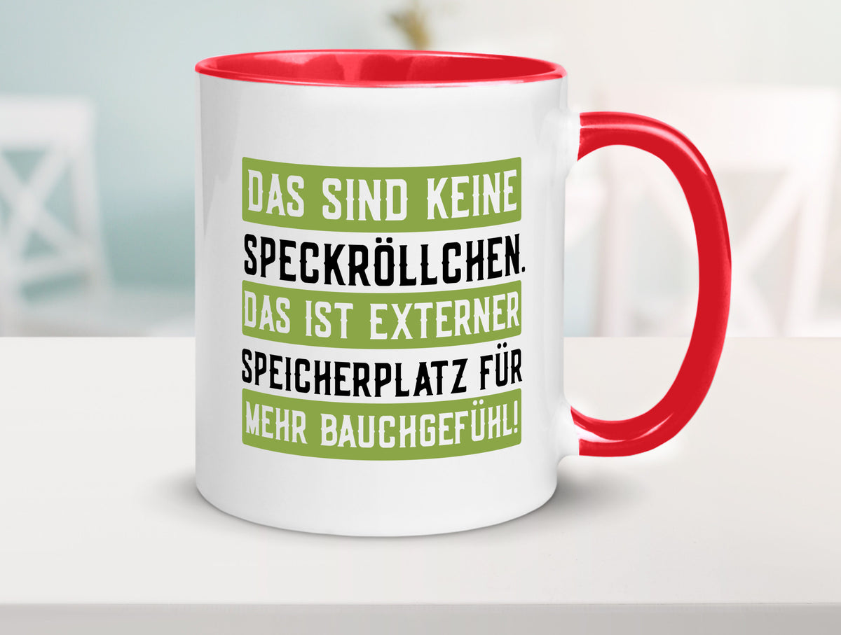 Keine Speckröllchen | Softwareentwickler PC Körperfülle Geschenkidee Humor Tasse