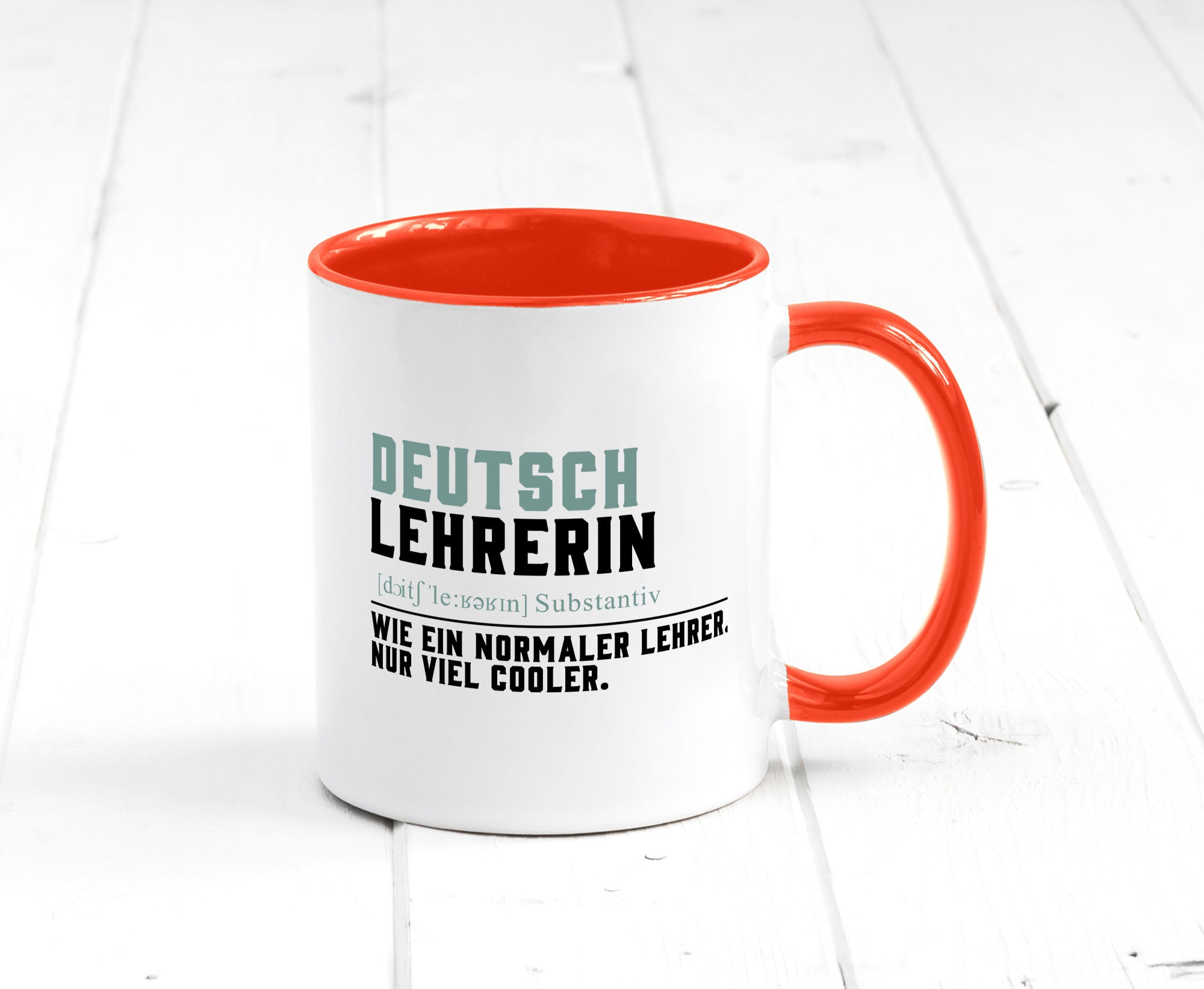 Deutschlehrerin | Lehrerin Unterricht Lieblinglehrerin Geschenkidee Humor Tasse