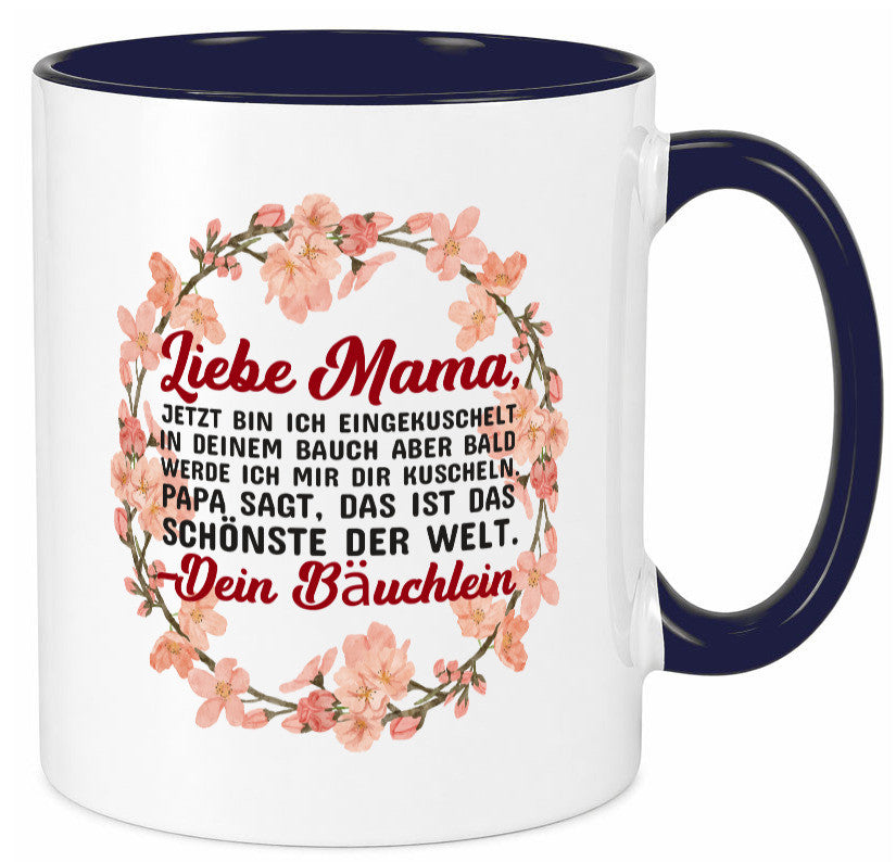 Liebe Mama | Schwangerschaft Tasse Baby süß Humor Familie Geschenkidee