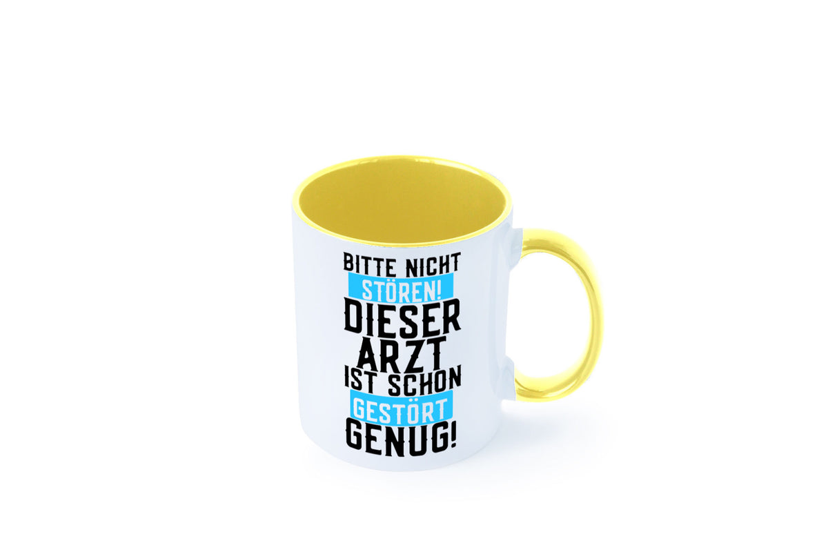 Bitte nicht stören | gestörter Arzt Sarkasmus Klinik Geschenkidee Humor Tasse
